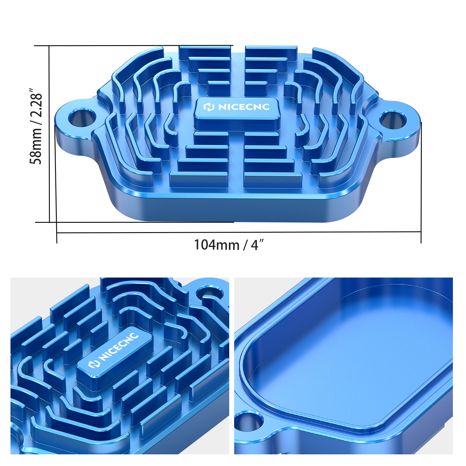 Gerippte Ventildeckel für Suzuki DR650S DR650SE 1996-2024
