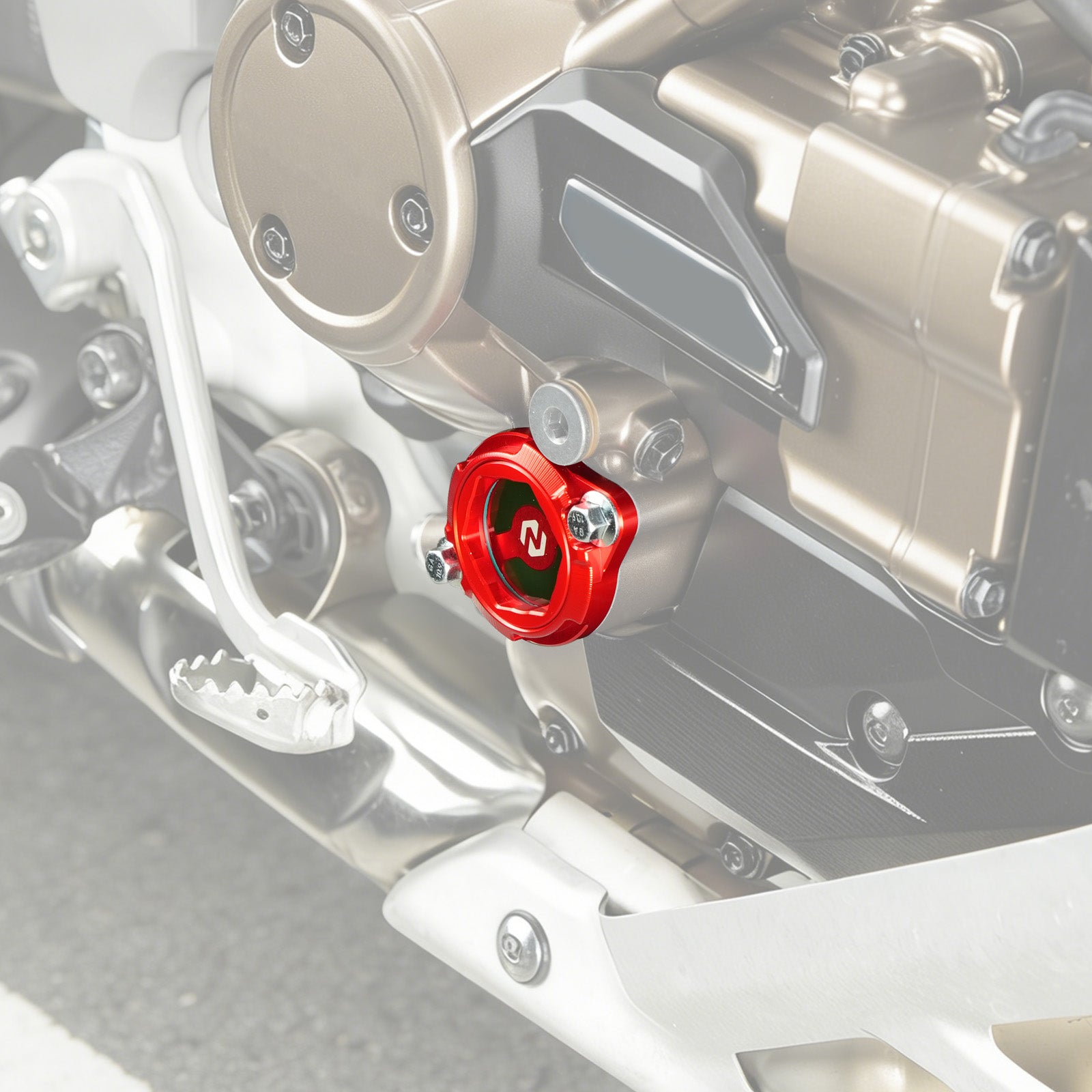 Transparenter Ölfilterdeckel für Honda Africa Twin CRF 1100L 1000L