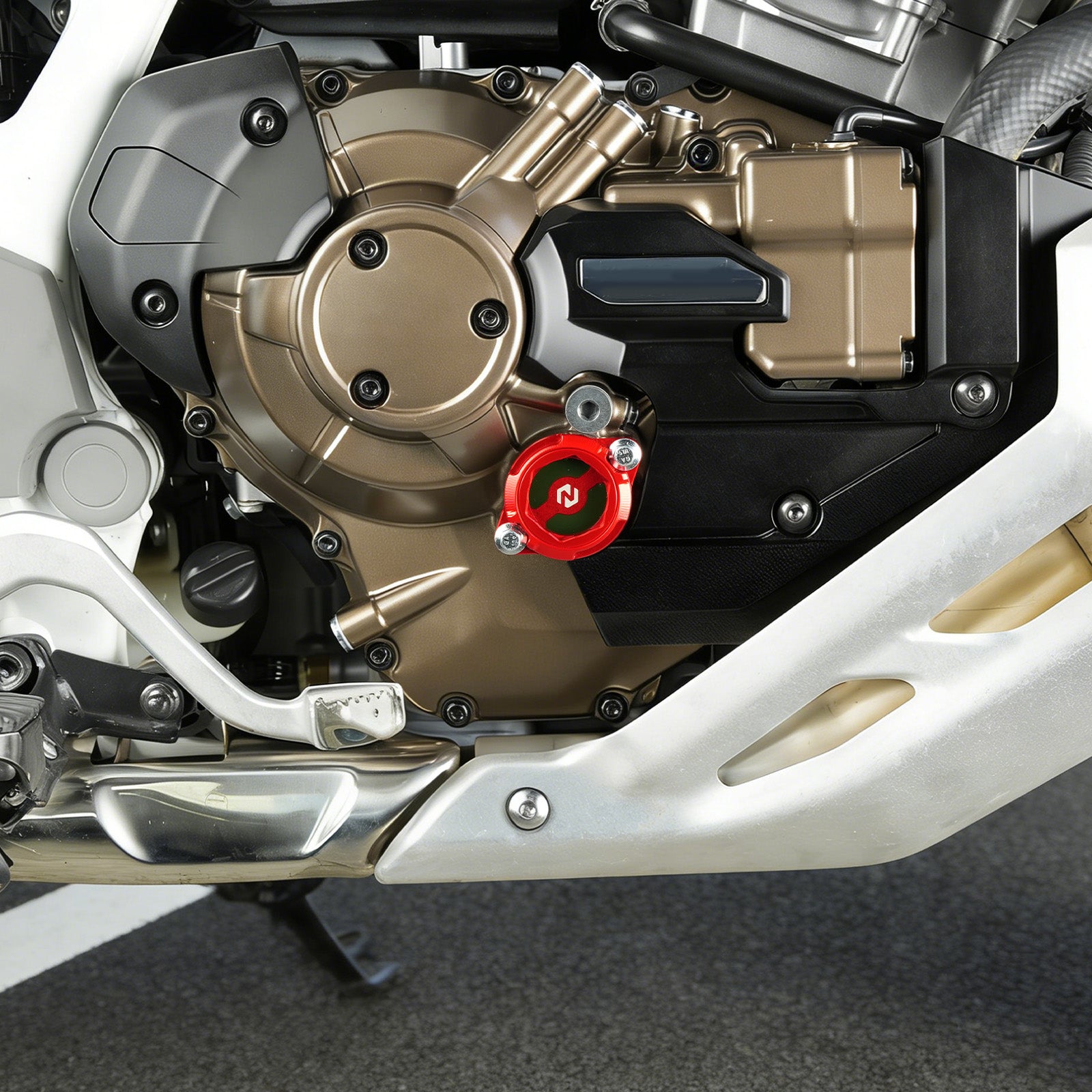 Transparenter Ölfilterdeckel für Honda CRF 1000L / 1100L Africa Twin