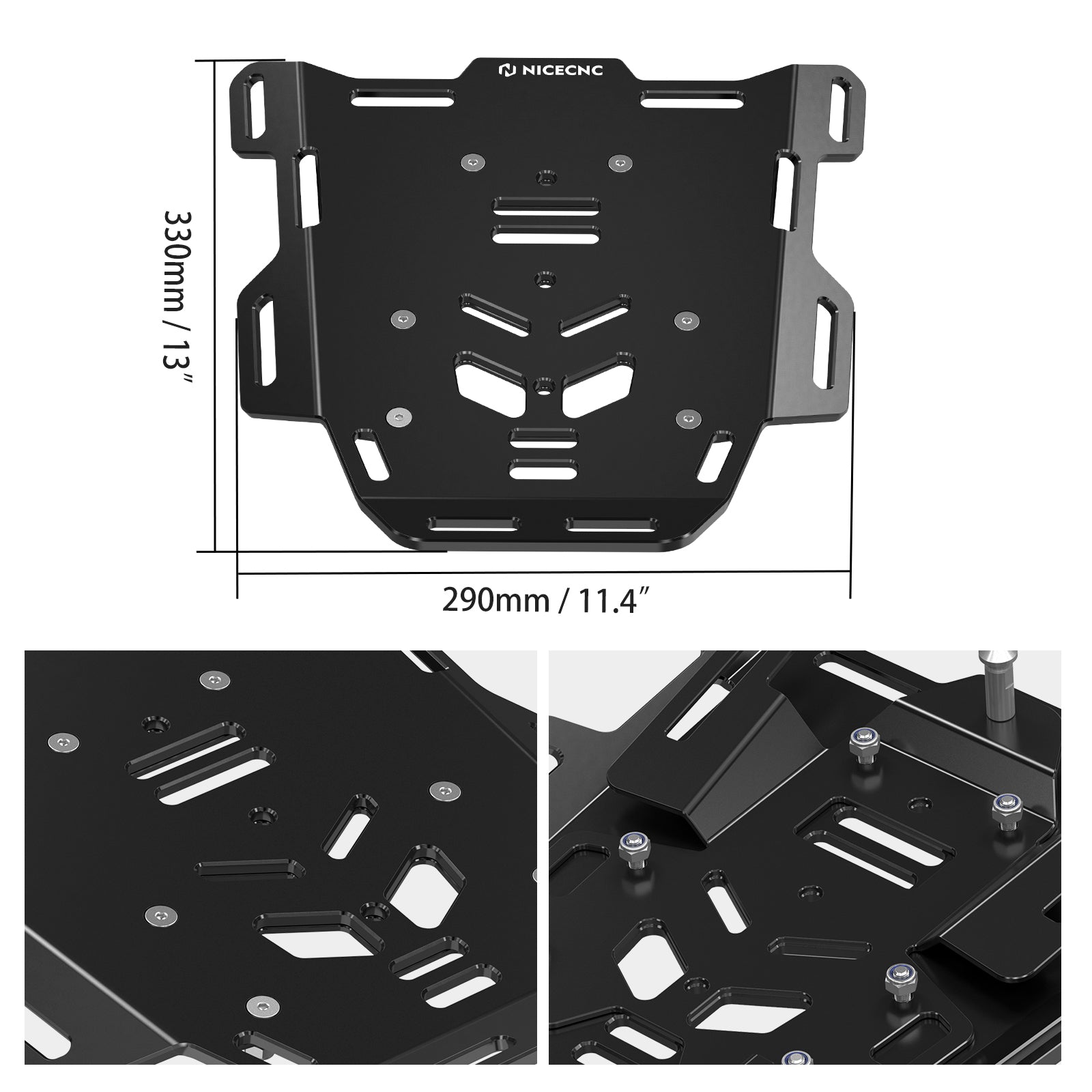 Gepäckträger Heckträgerplatte Kit Für BMW R1200GS 2013-2018 R1250GS Adventure 2018-2024