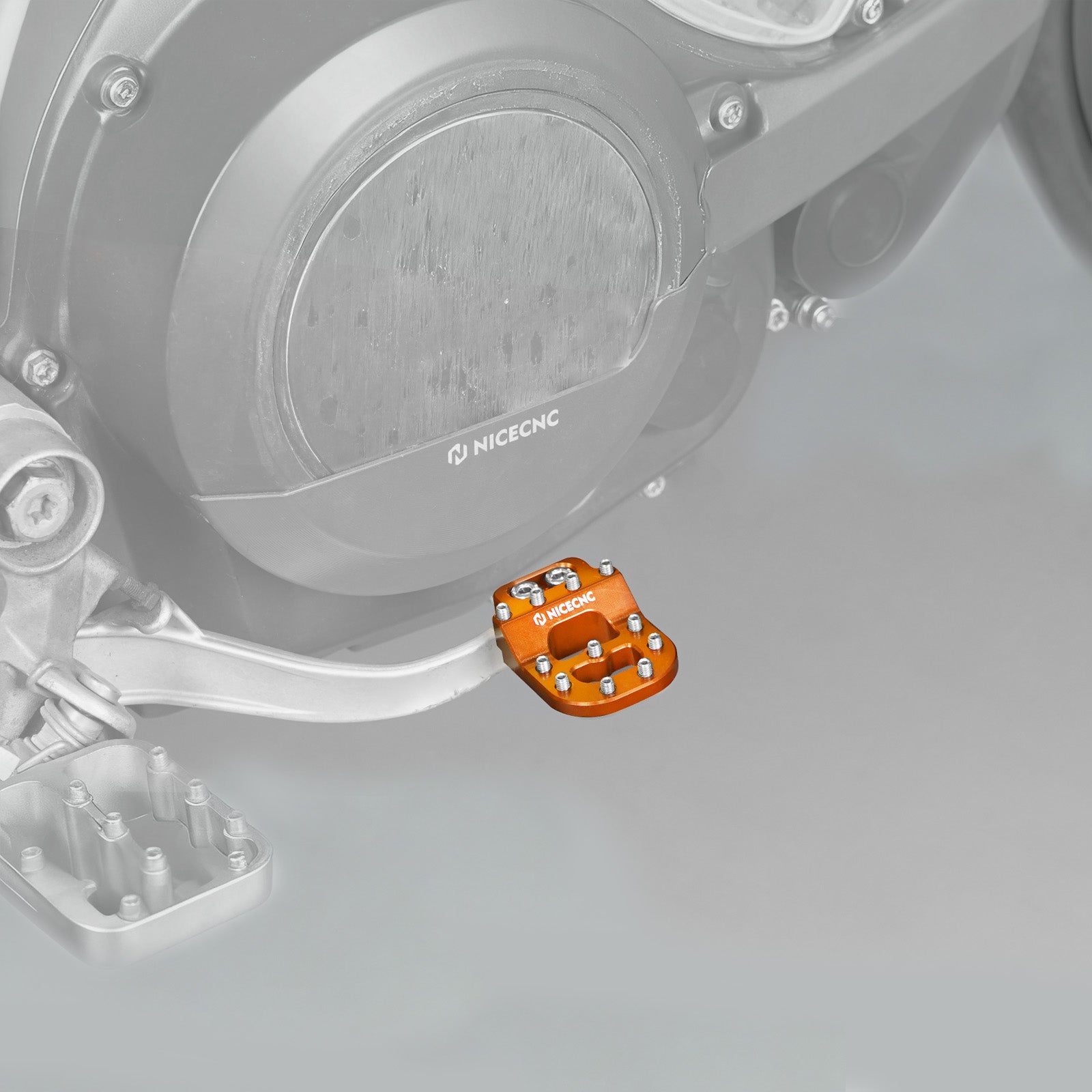 Dual Control Fußbremshebel Aufsatz / Pedal Pad für Husqvarna TC FC TE FE 125-501 2014-2016