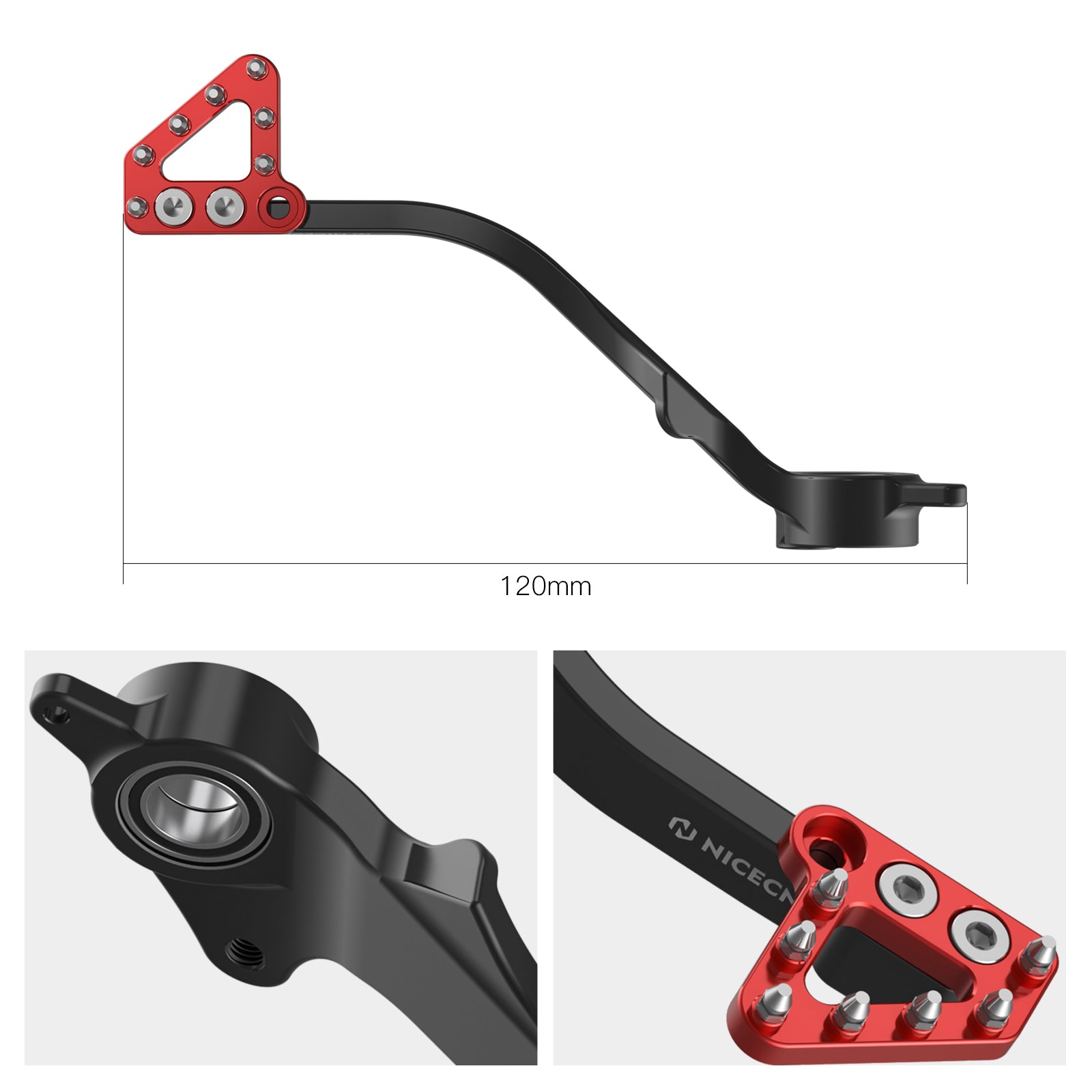Bremspedal Anti-Rutsch Verdickter Hebel Für Husqvarna 701 GasGas 700 SM/ES