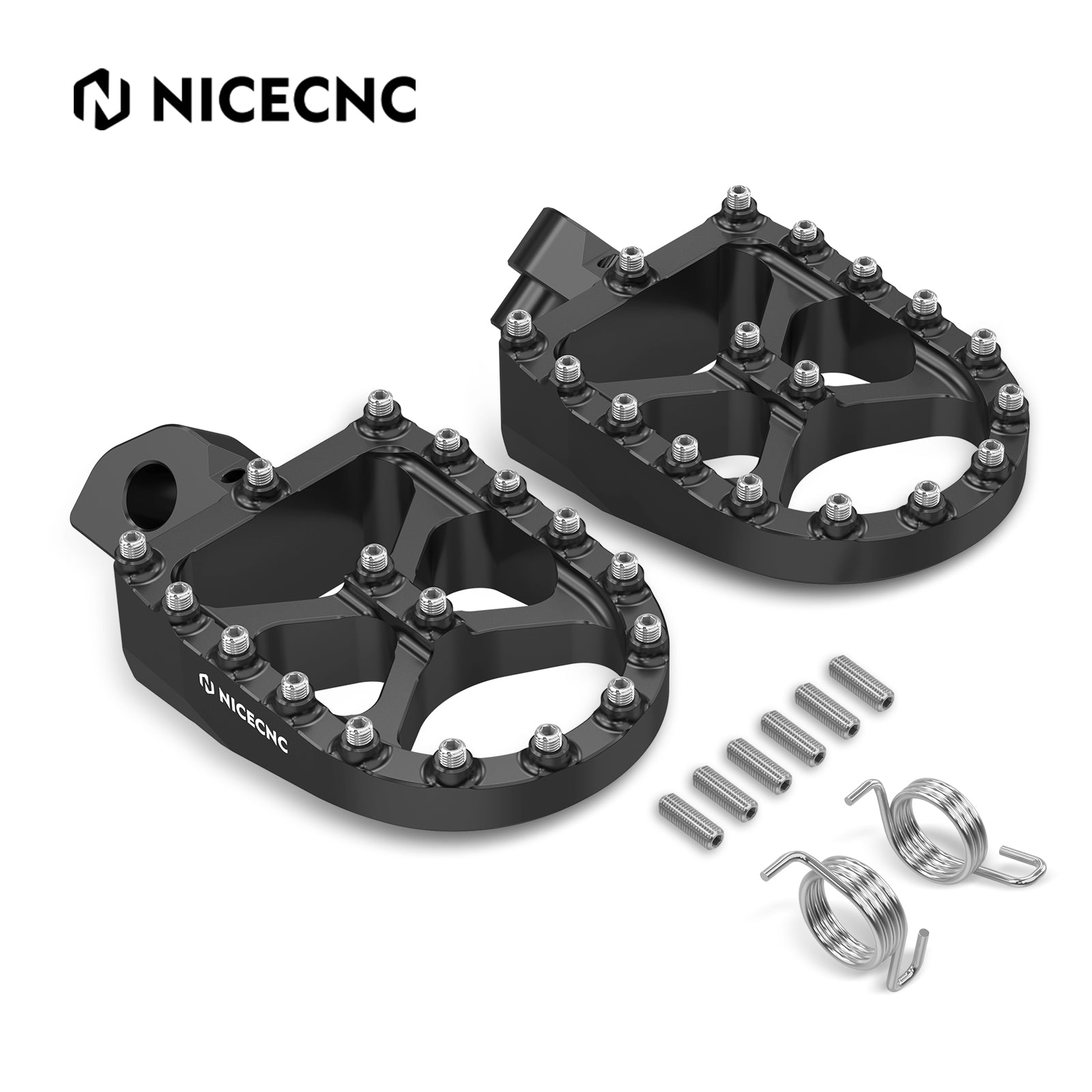 Vergrößerte breite Fußrasten Fußrasten Pedal für Suzuki DR650S / DR650SE 1996-2024