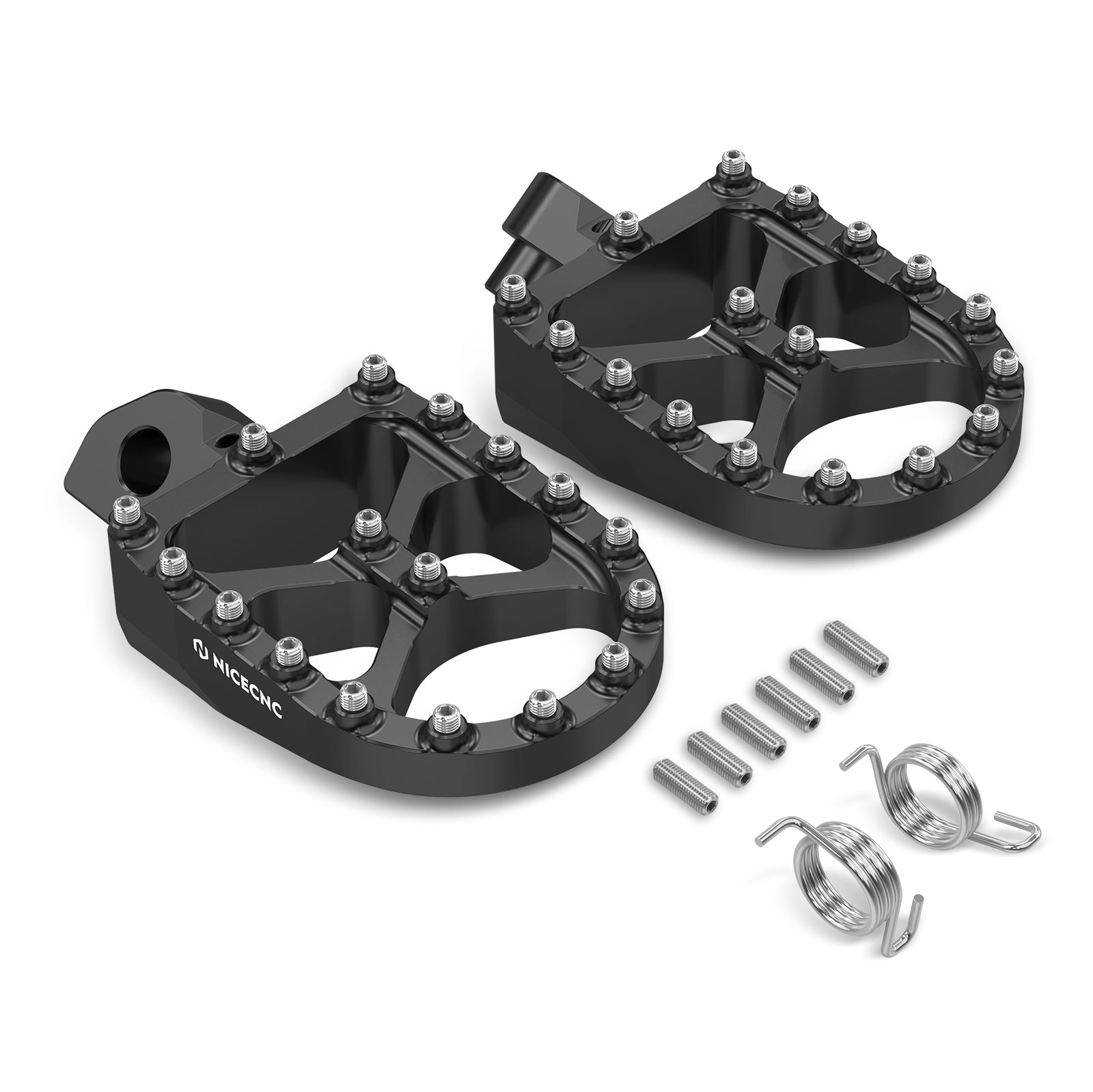 Vergrößerte breite Fußrasten Fußrasten Pedal für Suzuki DR650S / DR650SE 1996-2024