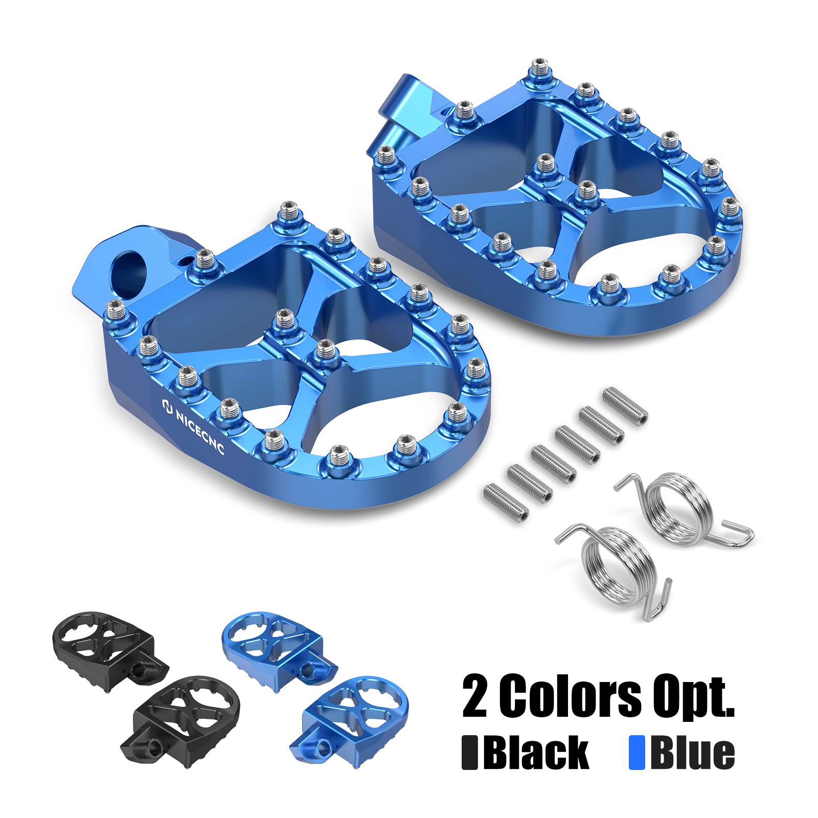 Vergrößerte breite Fußrasten Fußrasten Pedal für Suzuki DR650S / DR650SE 1996-2024