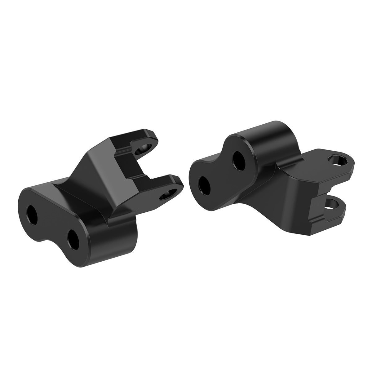 Vergrößerte Fußrasten + tiefergelegte Fußrastenhalterungen für Suzuki DR650 S / SE 1996-2024