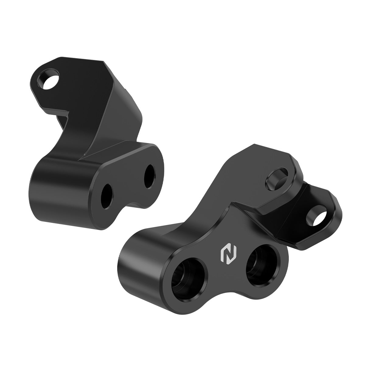 Vergrößerte Fußrasten + tiefergelegte Fußrastenhalterungen für Suzuki DR650 S / SE 1996-2024