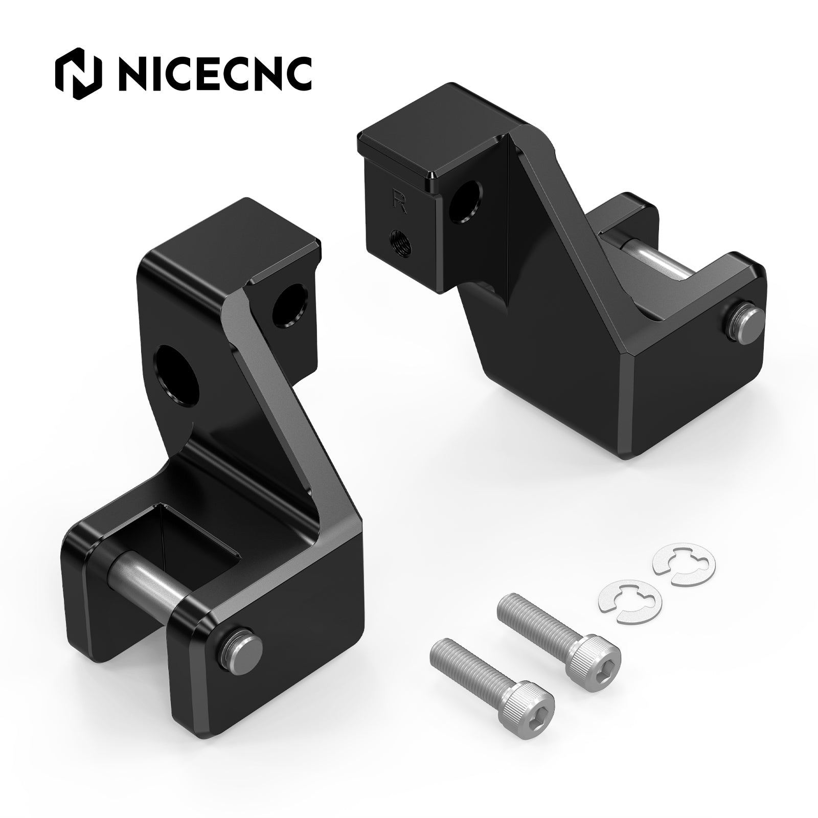 Beifahrer-Fußrasten-Tieferlegungssatz für BMW R1250GS/R1250GS Adventure, 40 mm Drop und 15 mm Forward