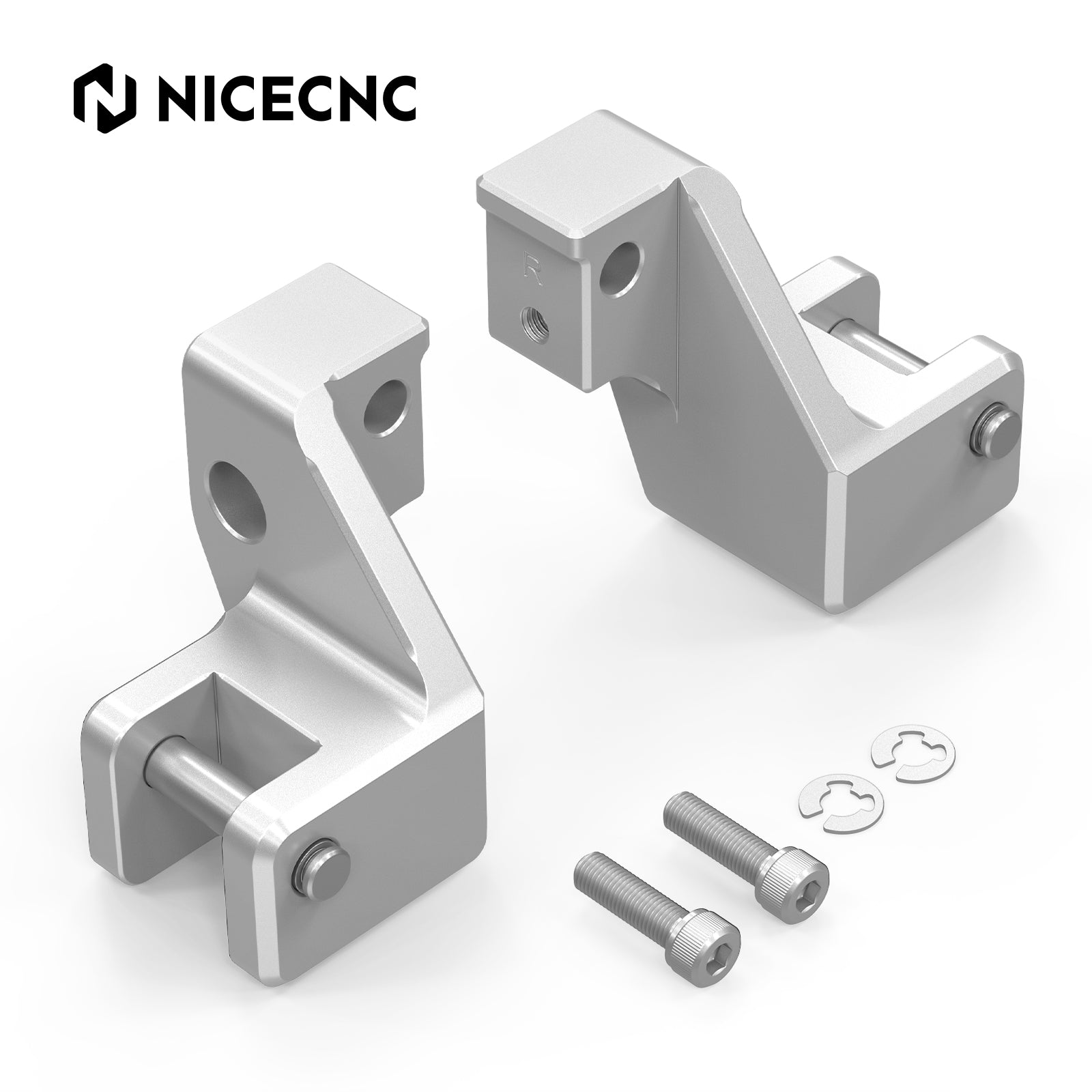 Beifahrer-Fußrasten-Tieferlegungssatz für BMW R1250GS/R1250GS Adventure, 40 mm Drop und 15 mm Forward