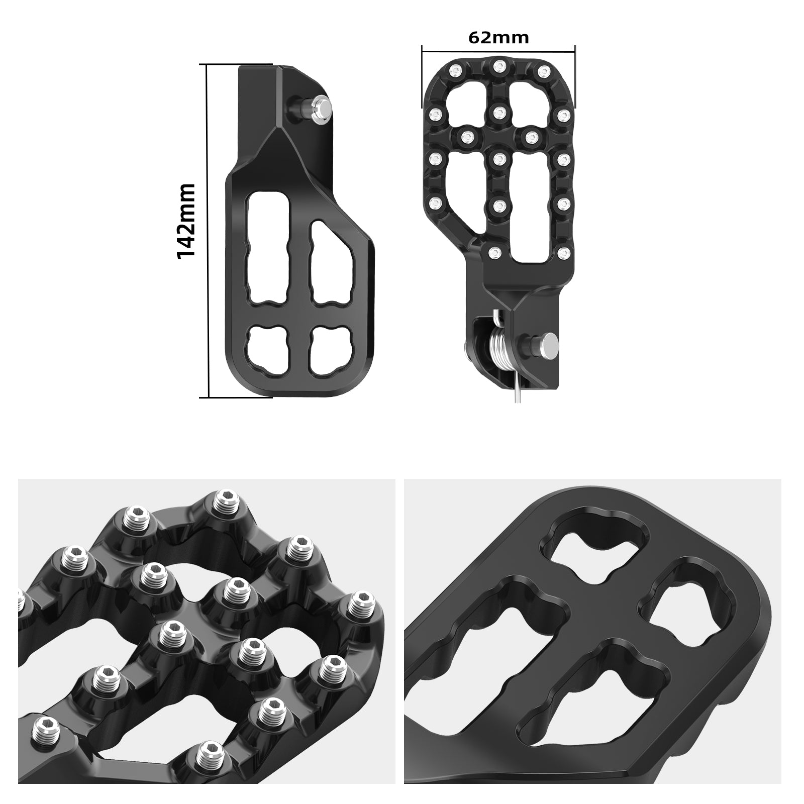 Breite Offset Fußrasten Fußrasten Für BMW R1200GS 2013-2018 R1250GS 2019-2024