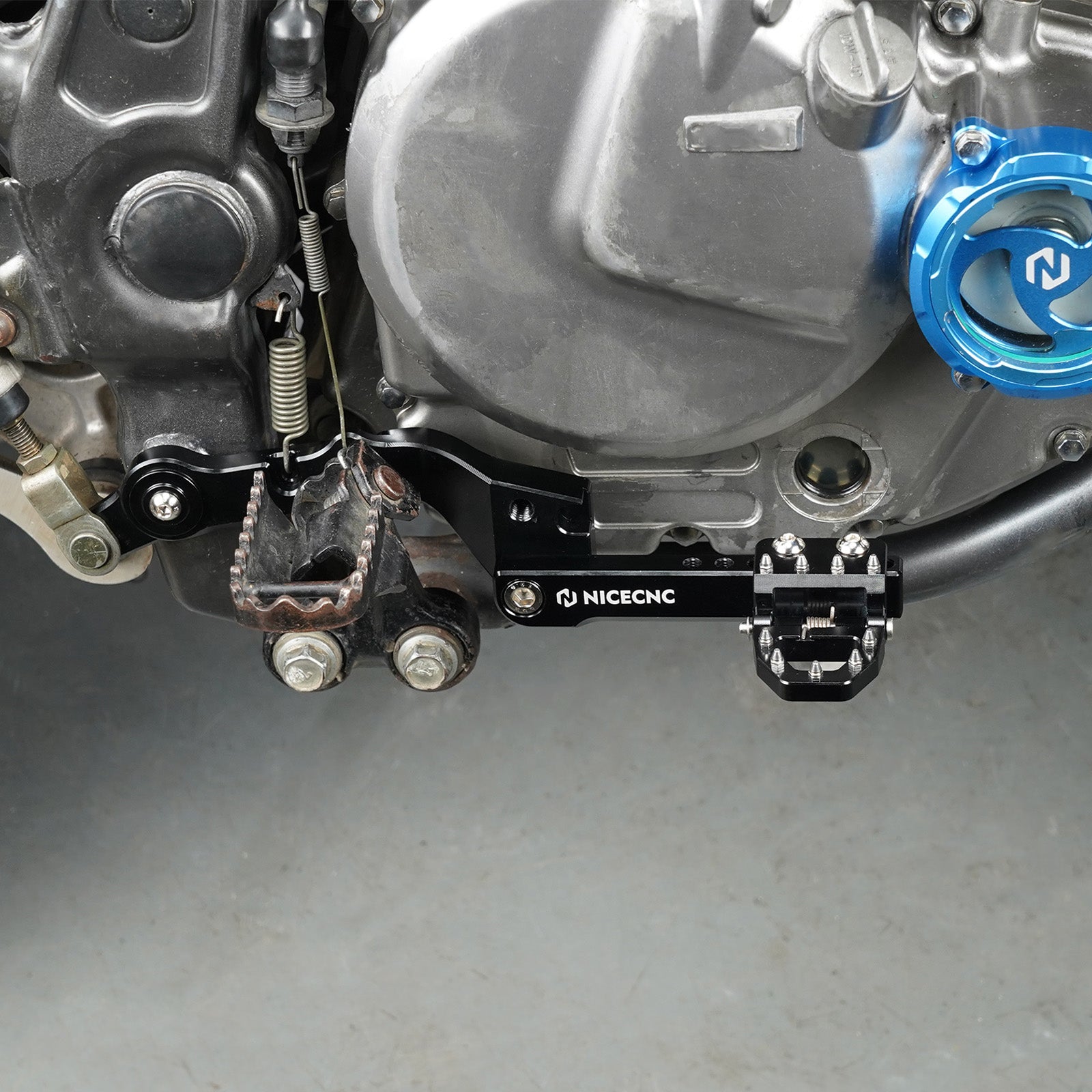 Einstellbare Dual Control Hinten Bremspedal Hebel Für Suzuki DR650 S / SE 1996-2025