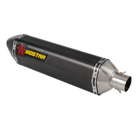 3D-Schalldämpfer-Set aus glänzendem Carbonfaser mit 51 mm Einlass für KTM 950/990