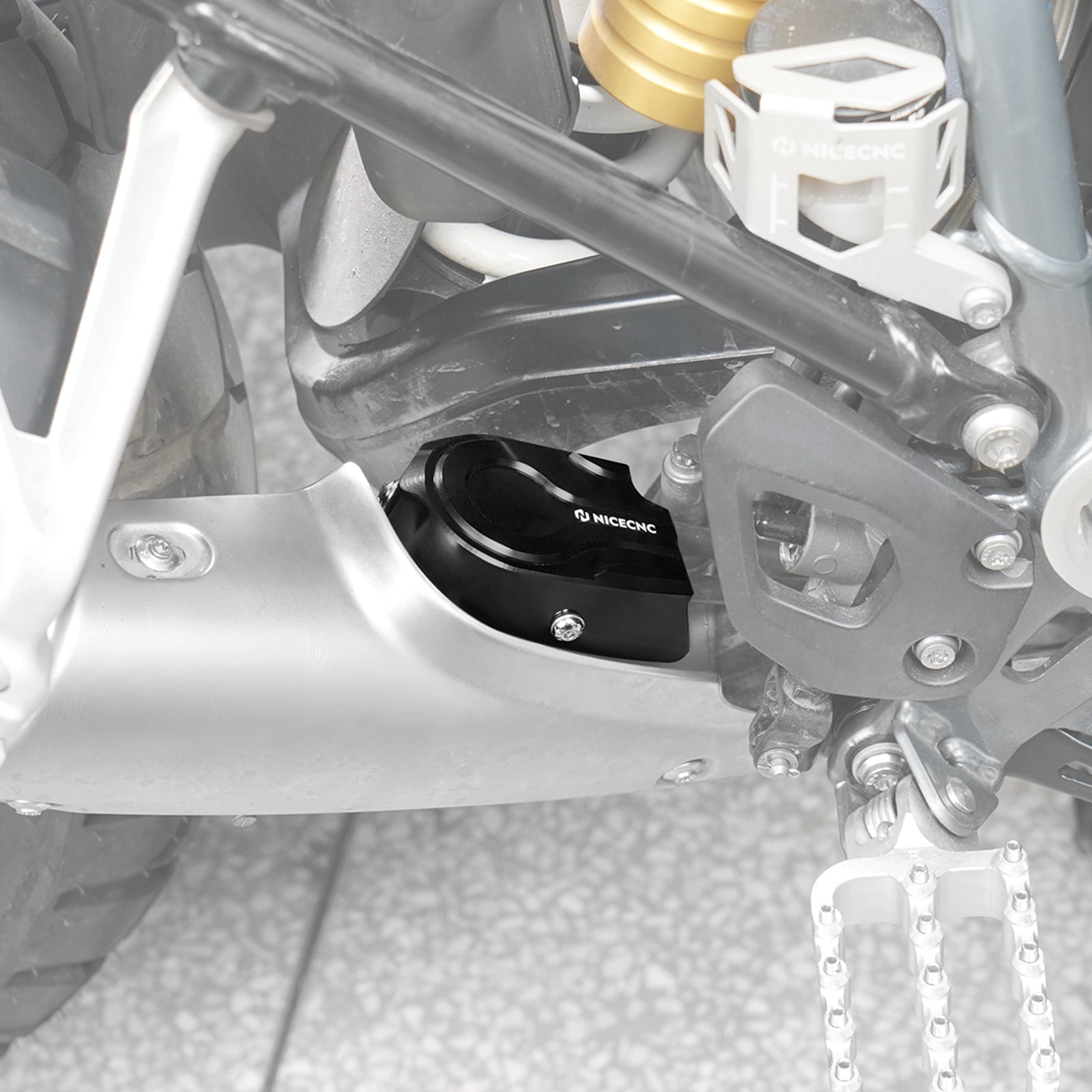 Auspuffklappenabdeckung für BMW R1250GS 2019-2023
