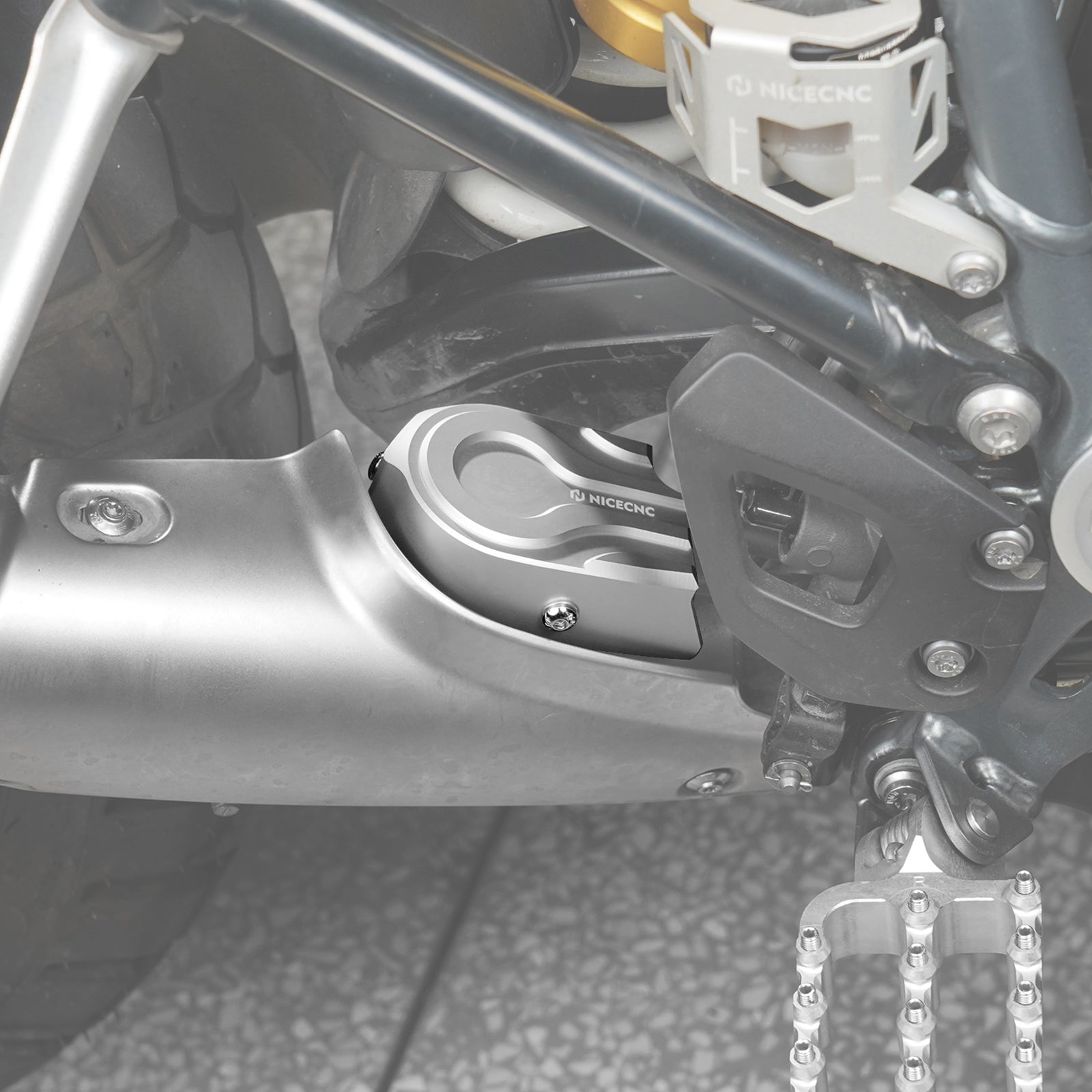 Auspuffklappenabdeckung für BMW R1250GS 2019-2023