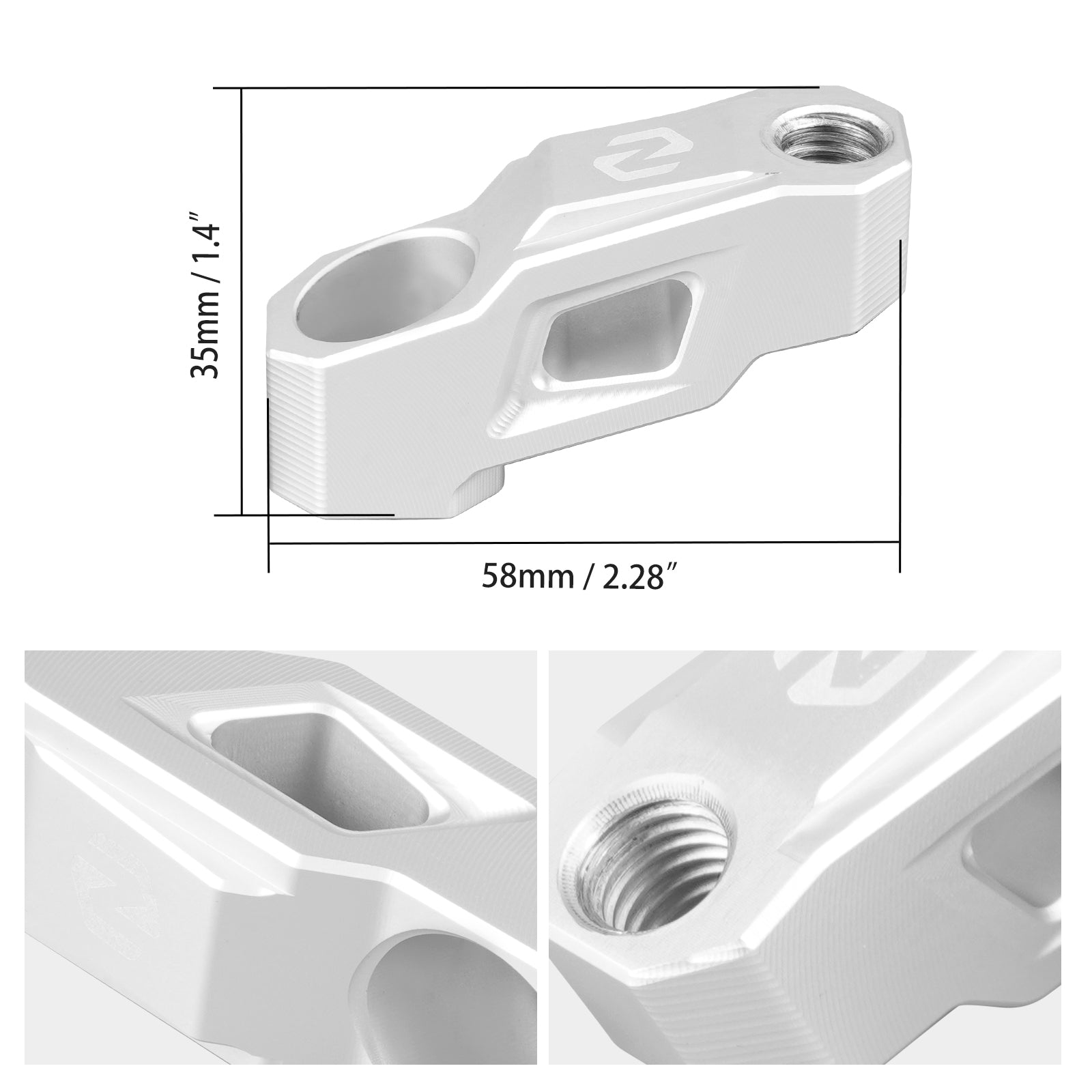 40mm Verlängerung Spiegel Extender Riser Für BMW R1250GS 2019-2023 R1200GS 2013-2018
