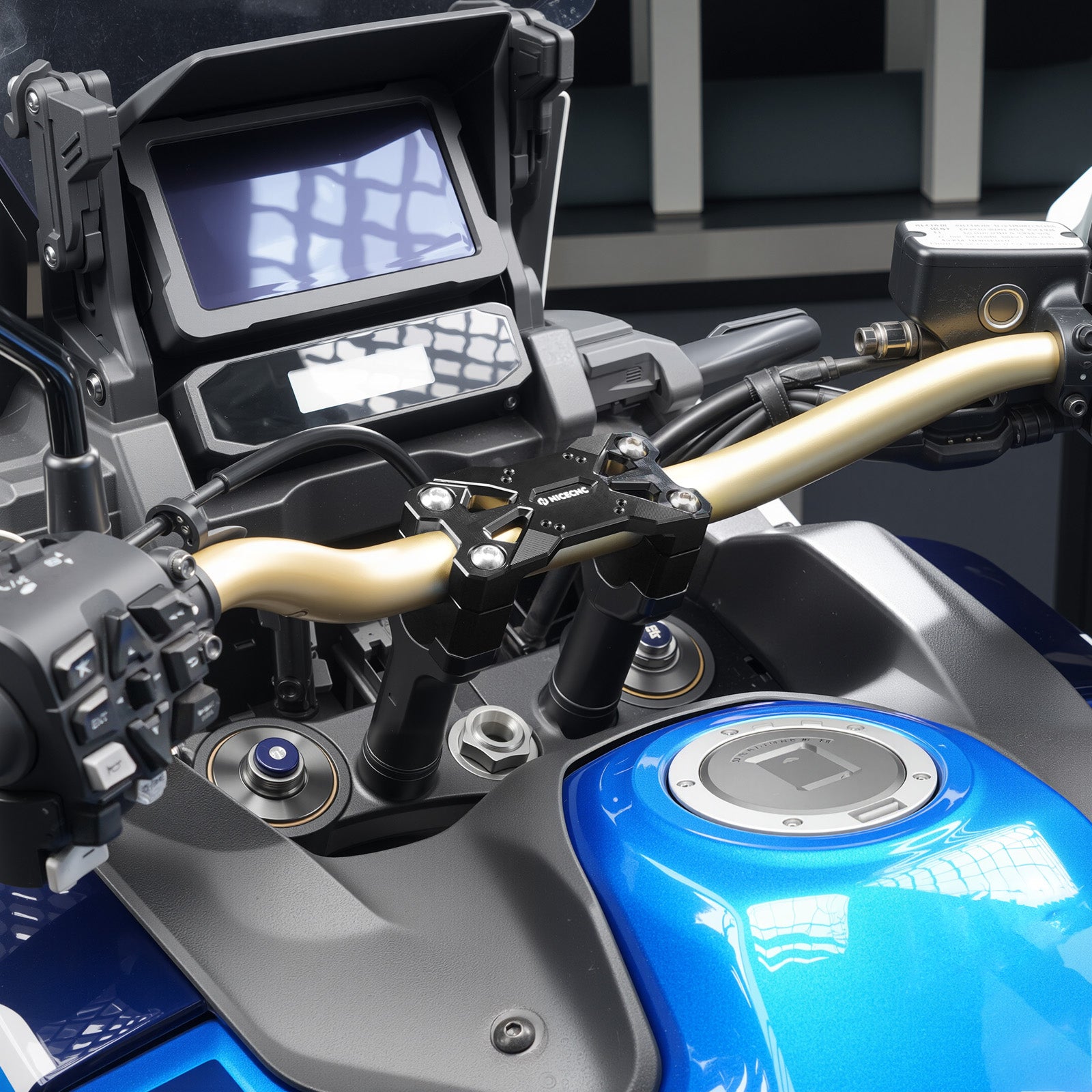 Lenkererhöhung 25 mm mit AMPS-Muster für Honda CRF1100L Africa Twin 2020-2025