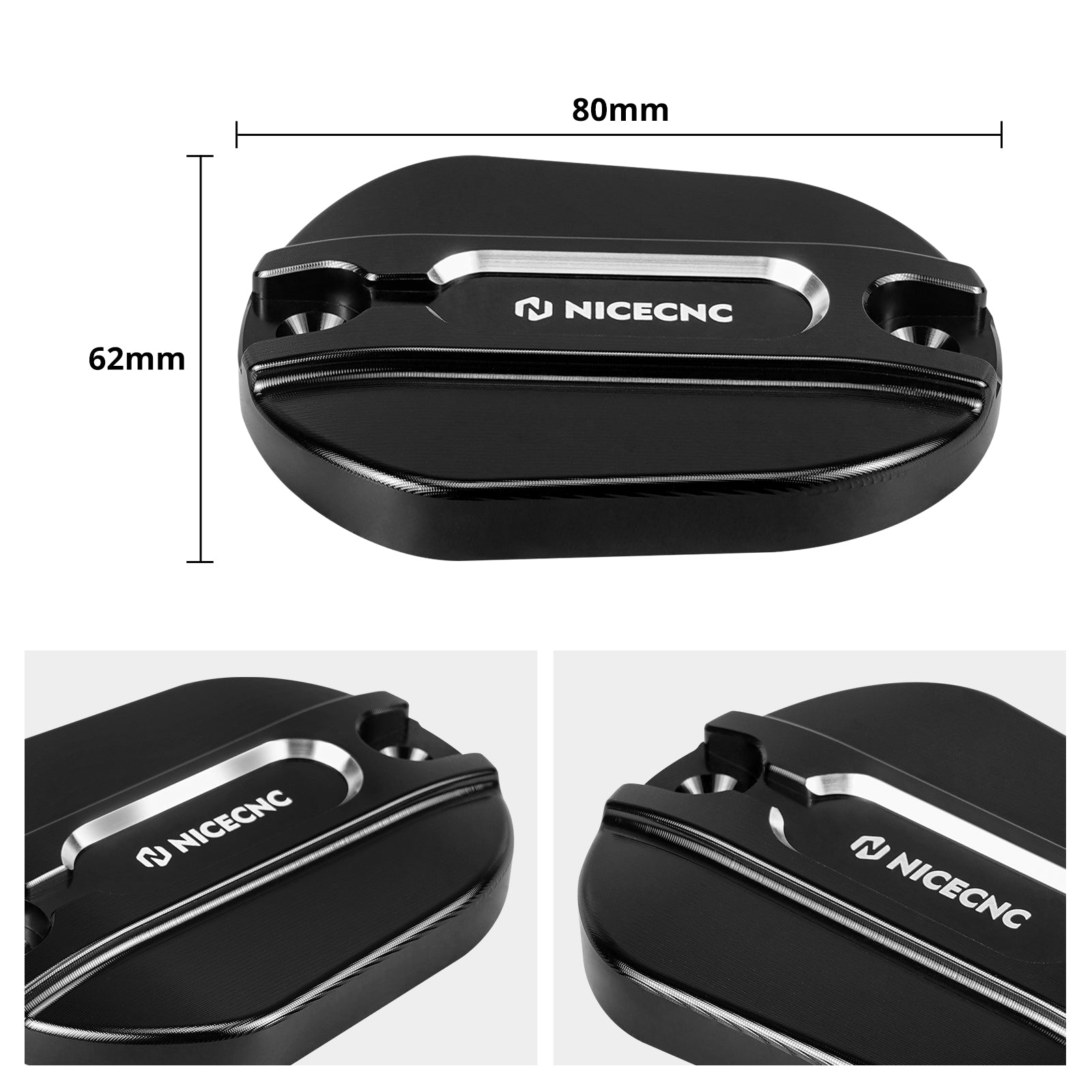 Vorderradbremse Reservoir Master Zylinder Abdeckung Cap Für Harley Sportster 1200 Eisen 883