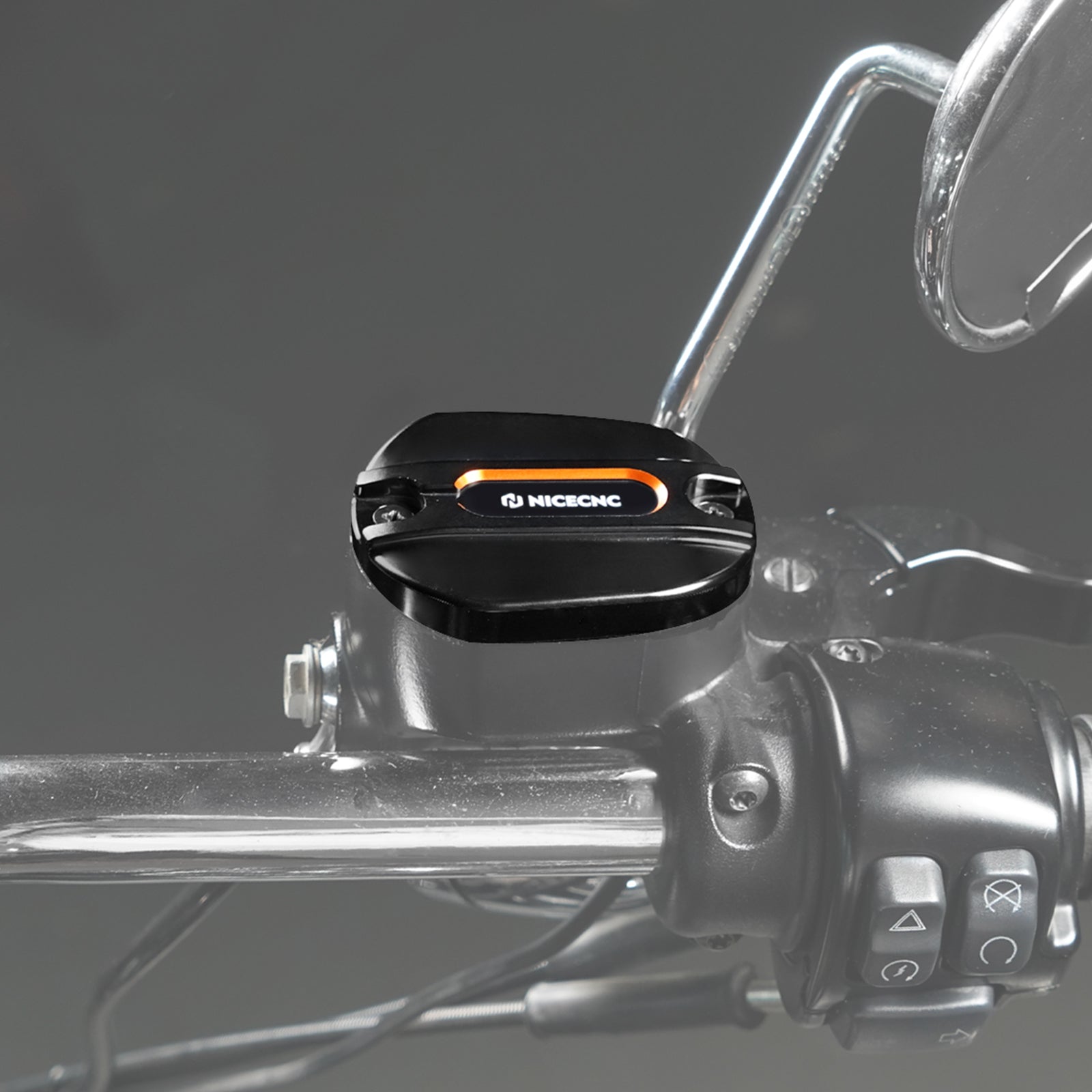 Vorderradbremse Reservoir Master Zylinder Abdeckung Cap Für Harley Sportster 1200 Eisen 883