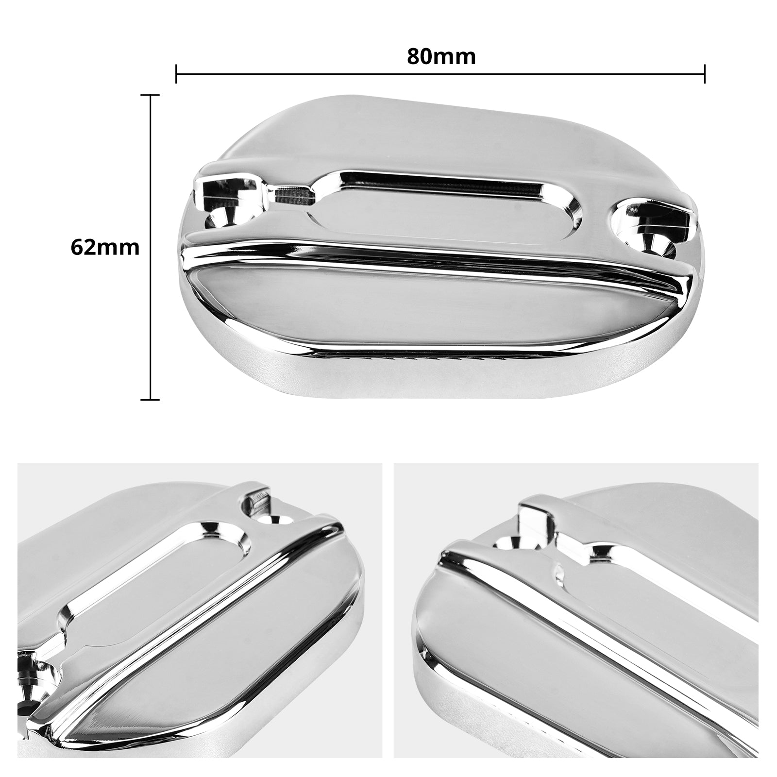 Vorderradbremse Reservoir Master Zylinder Abdeckung Cap Für Harley Sportster 1200 Eisen 883