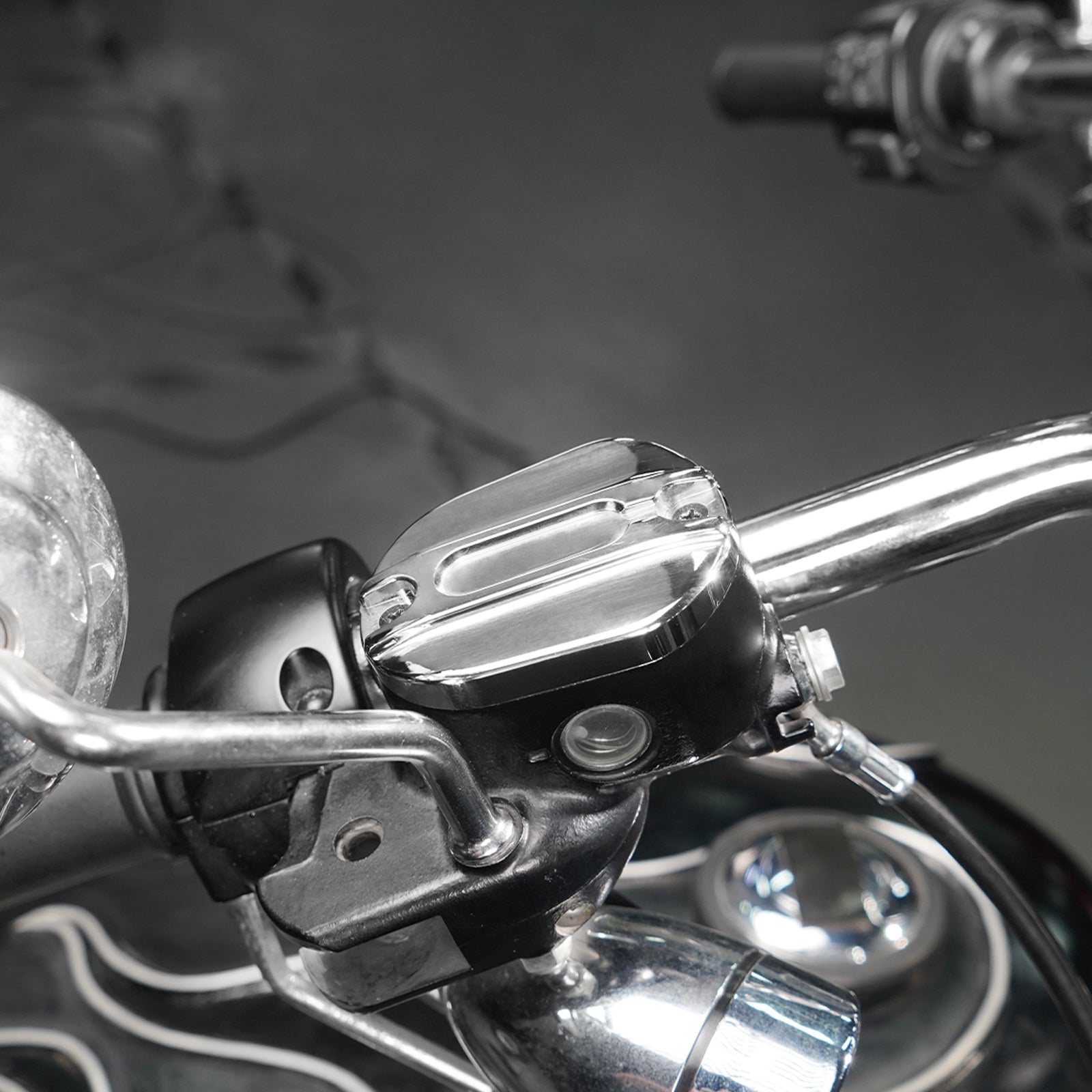 Vorderradbremse Reservoir Master Zylinder Abdeckung Cap Für Harley Sportster 1200 Eisen 883
