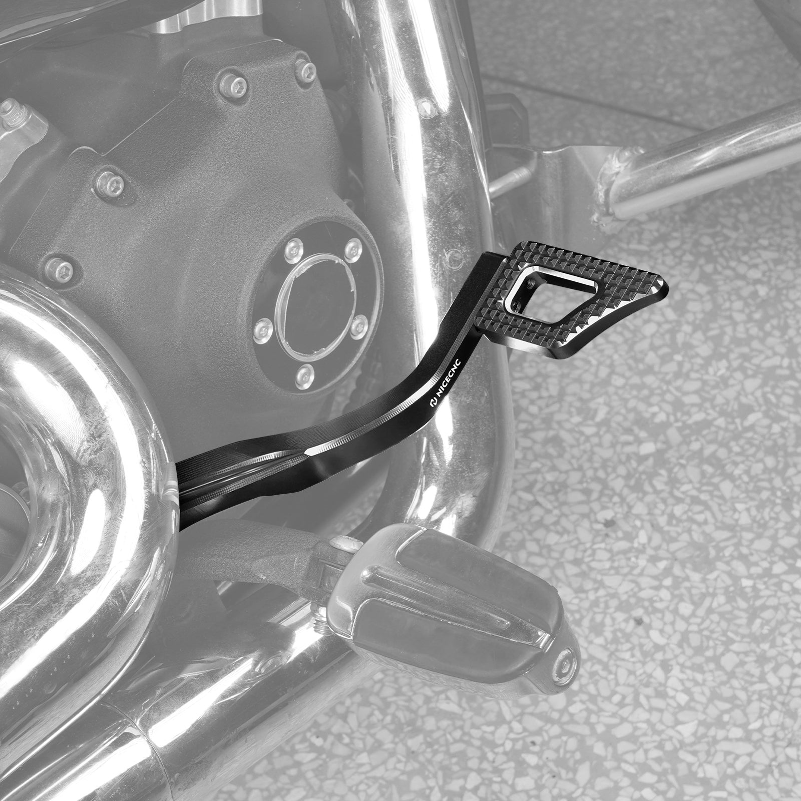 Hinten Bremspedal Hebel Kit Für Harley Dyna Low Rider Street Bob Super Glide Fat Bob