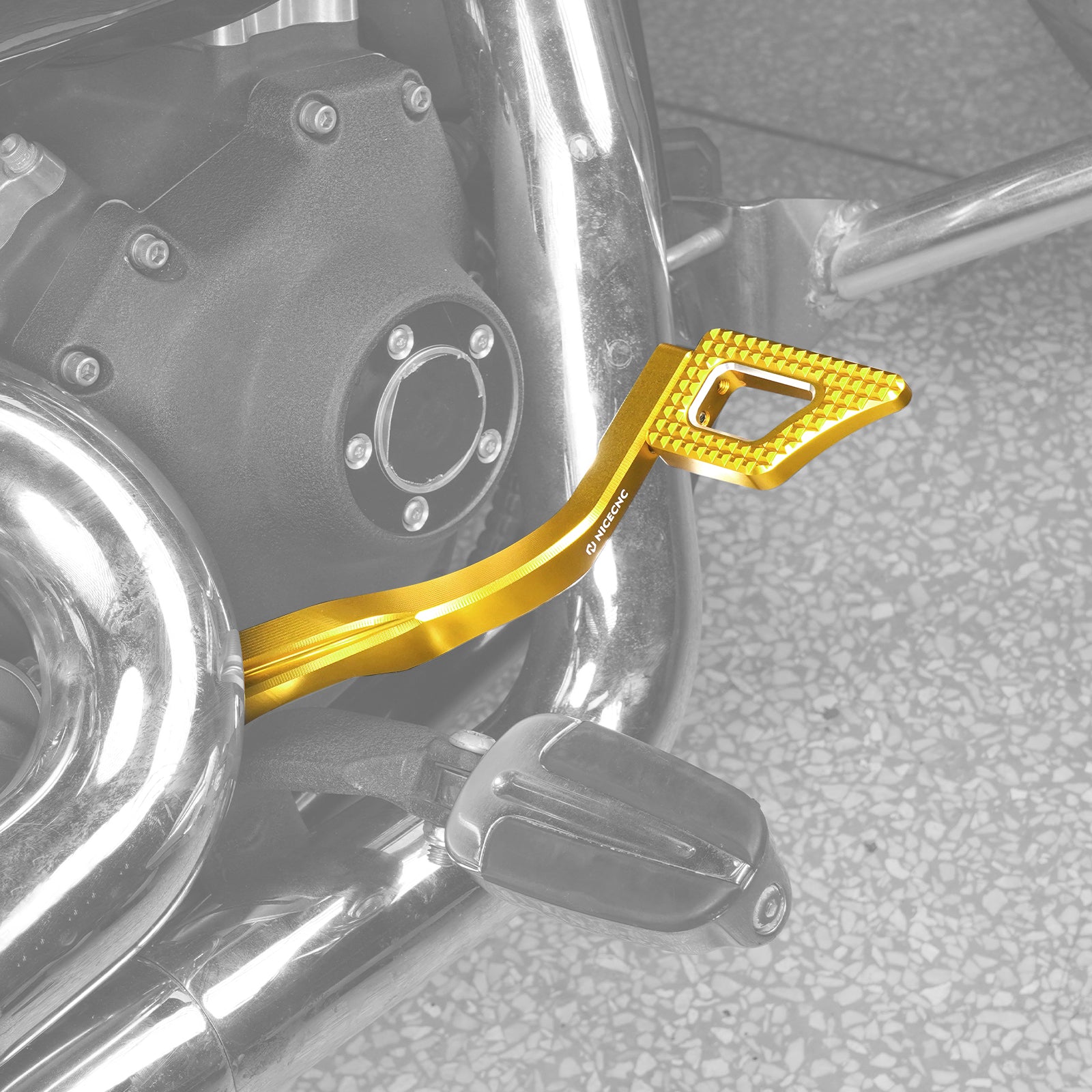 Hinten Bremspedal Hebel Kit Für Harley Dyna Low Rider Street Bob Super Glide Fat Bob