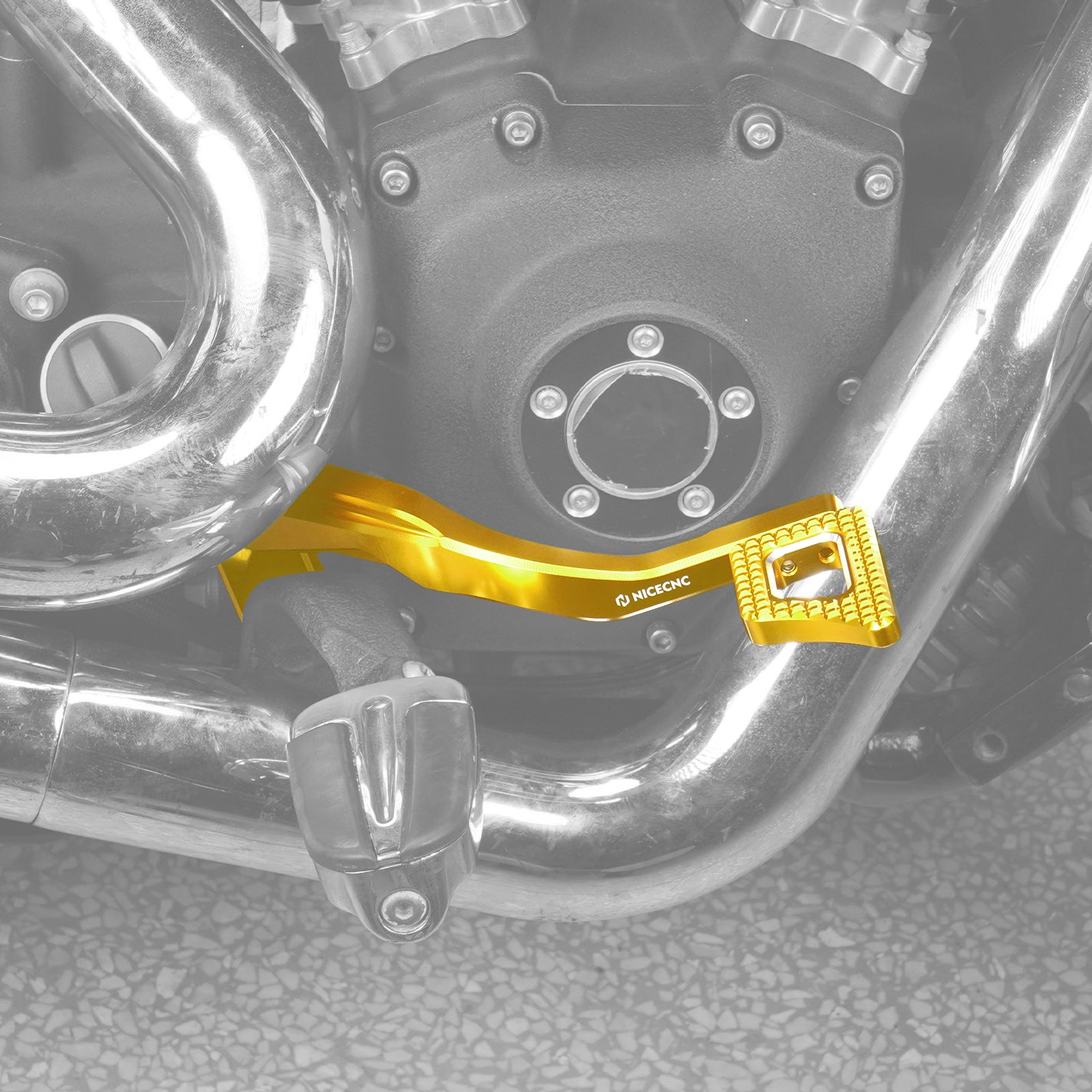 Hinten Bremspedal Hebel Kit Für Harley Dyna Low Rider Street Bob Super Glide Fat Bob
