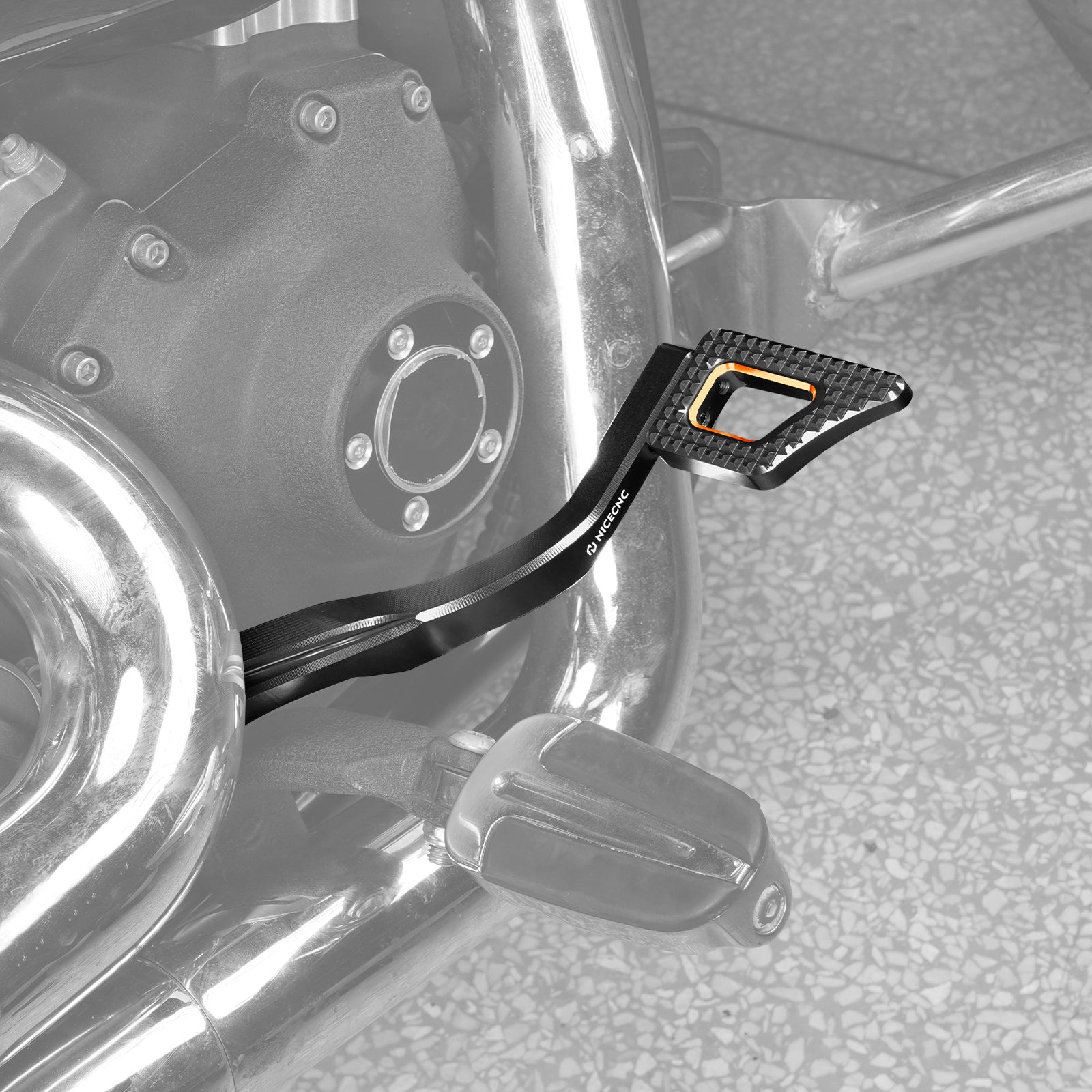 Hinten Bremspedal Hebel Kit Für Harley Dyna Low Rider Street Bob Super Glide Fat Bob