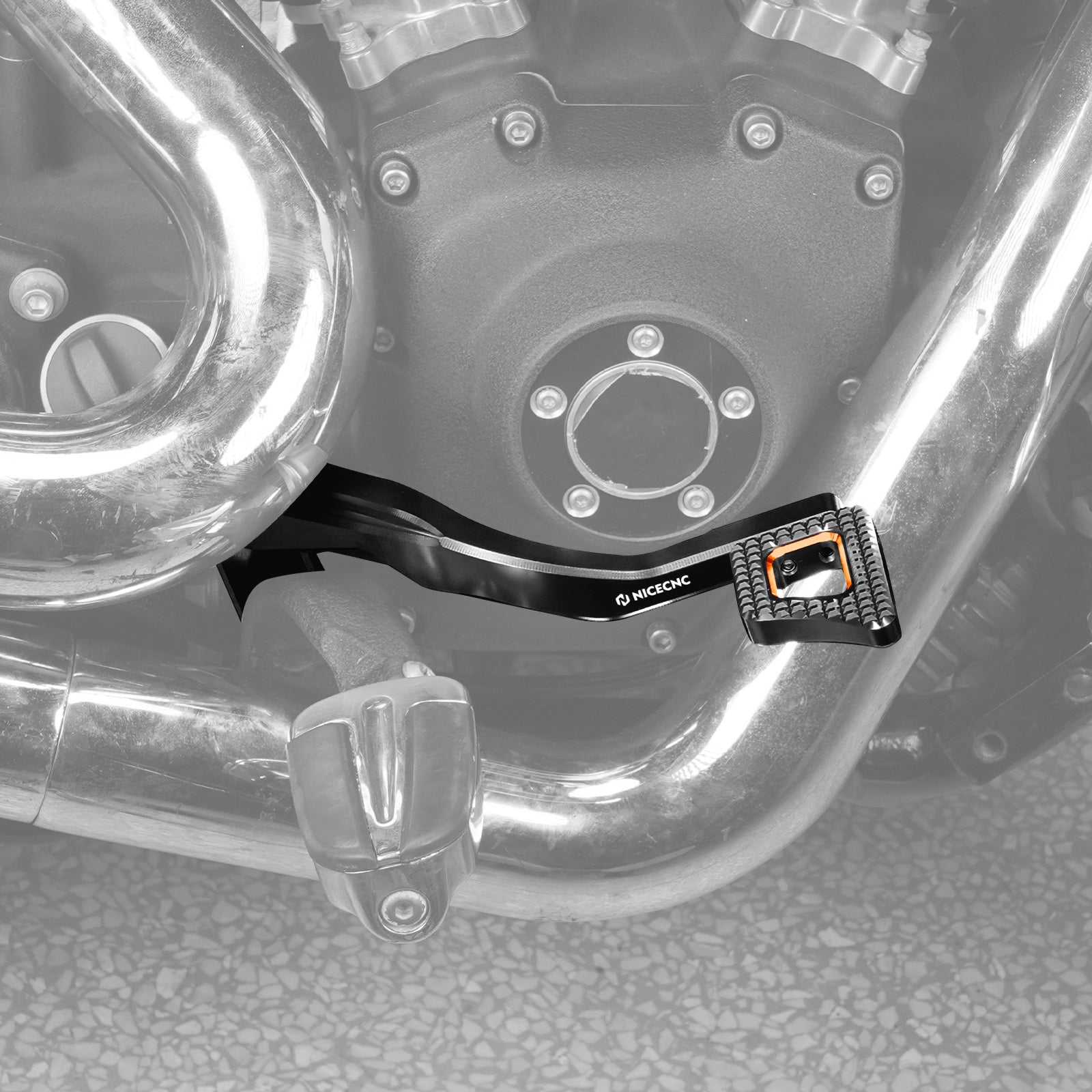 Hinten Bremspedal Hebel Kit Für Harley Dyna Low Rider Street Bob Super Glide Fat Bob