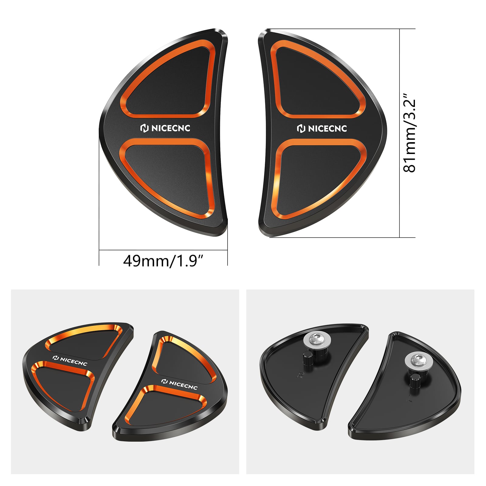Batwing Verkleidung Rückspiegel Loch Einsätze Stecker Abdeckungen Für Harley Street Glide FLHX FLHXS