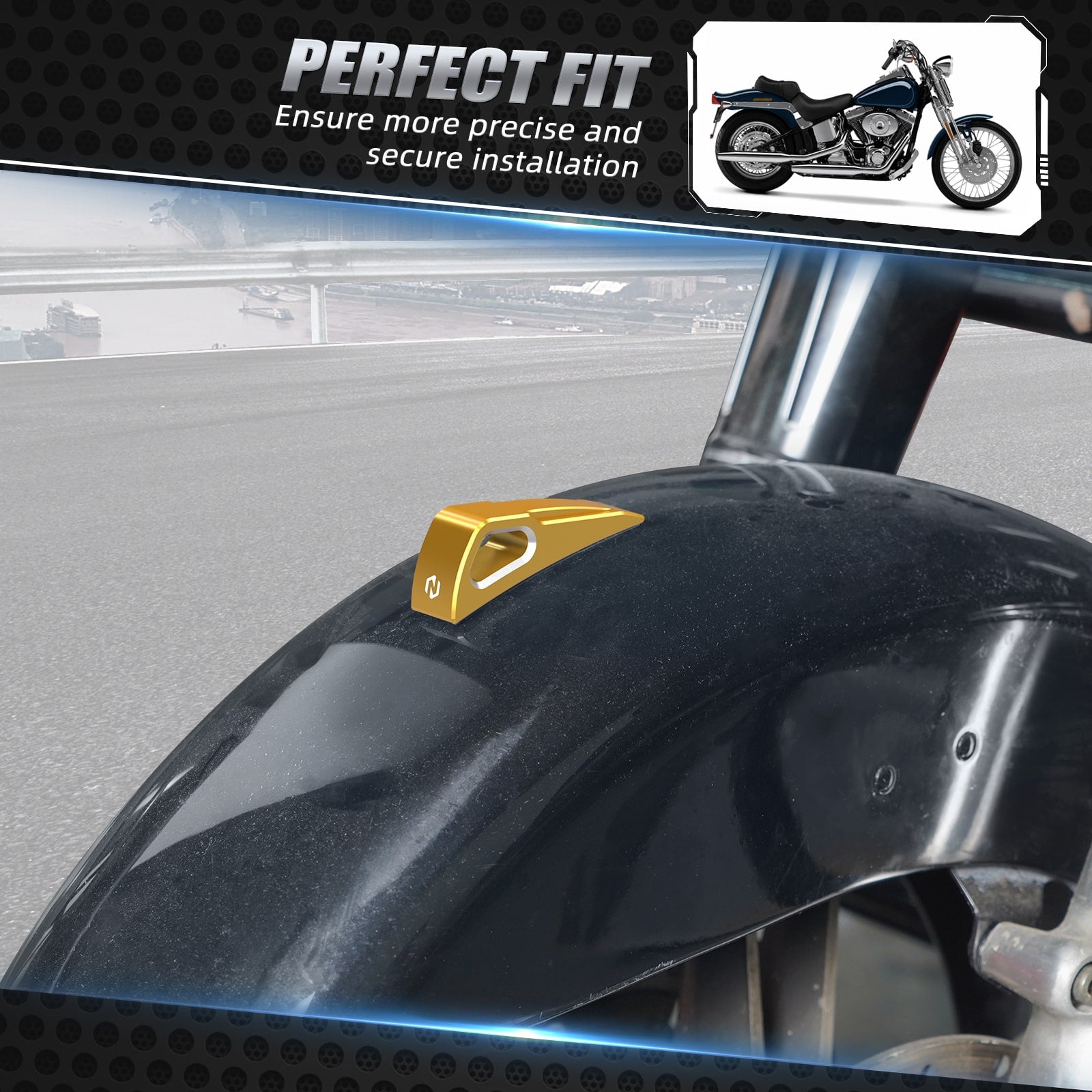 Kotflügel vorne Trim Für Harley Road Glide Road King Street Glide Ultra Limited