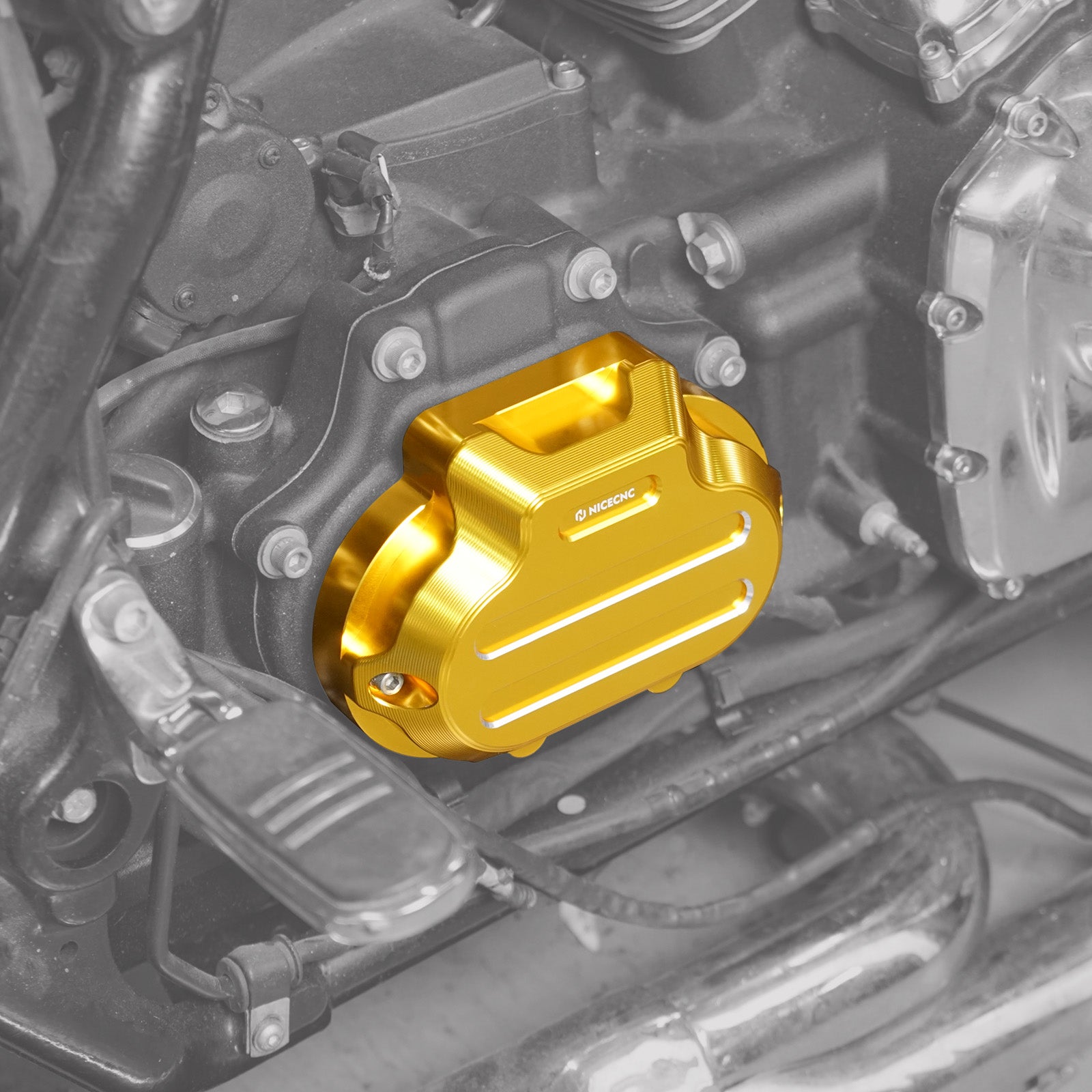 Verbesserte Getriebeseitenabdeckung für Harley Street Glide Road King Freewheeler