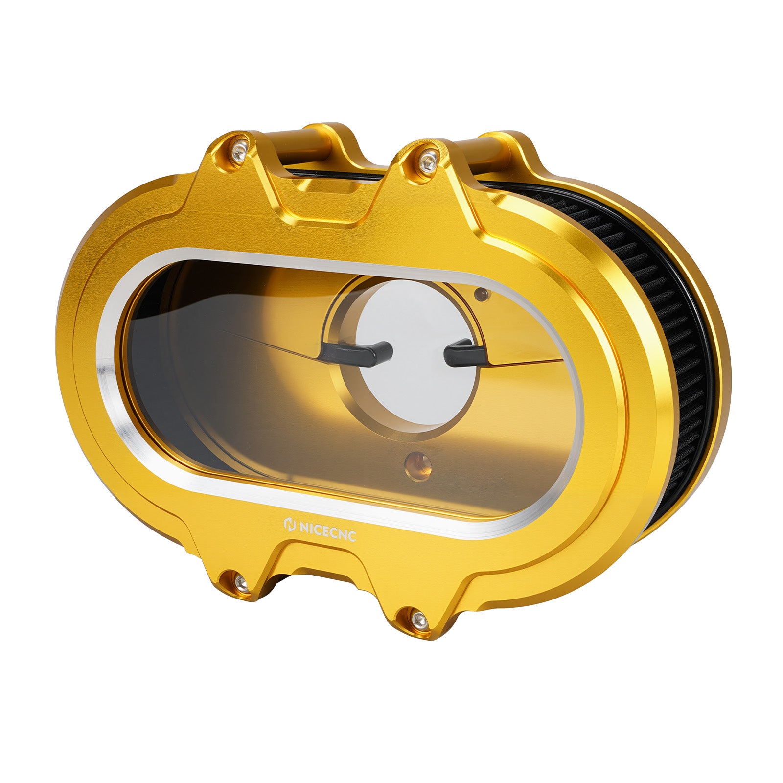 M8 Transparenter Luftfilter-Ansaugfilter-Kit für Harley Road King Electra Street Glide