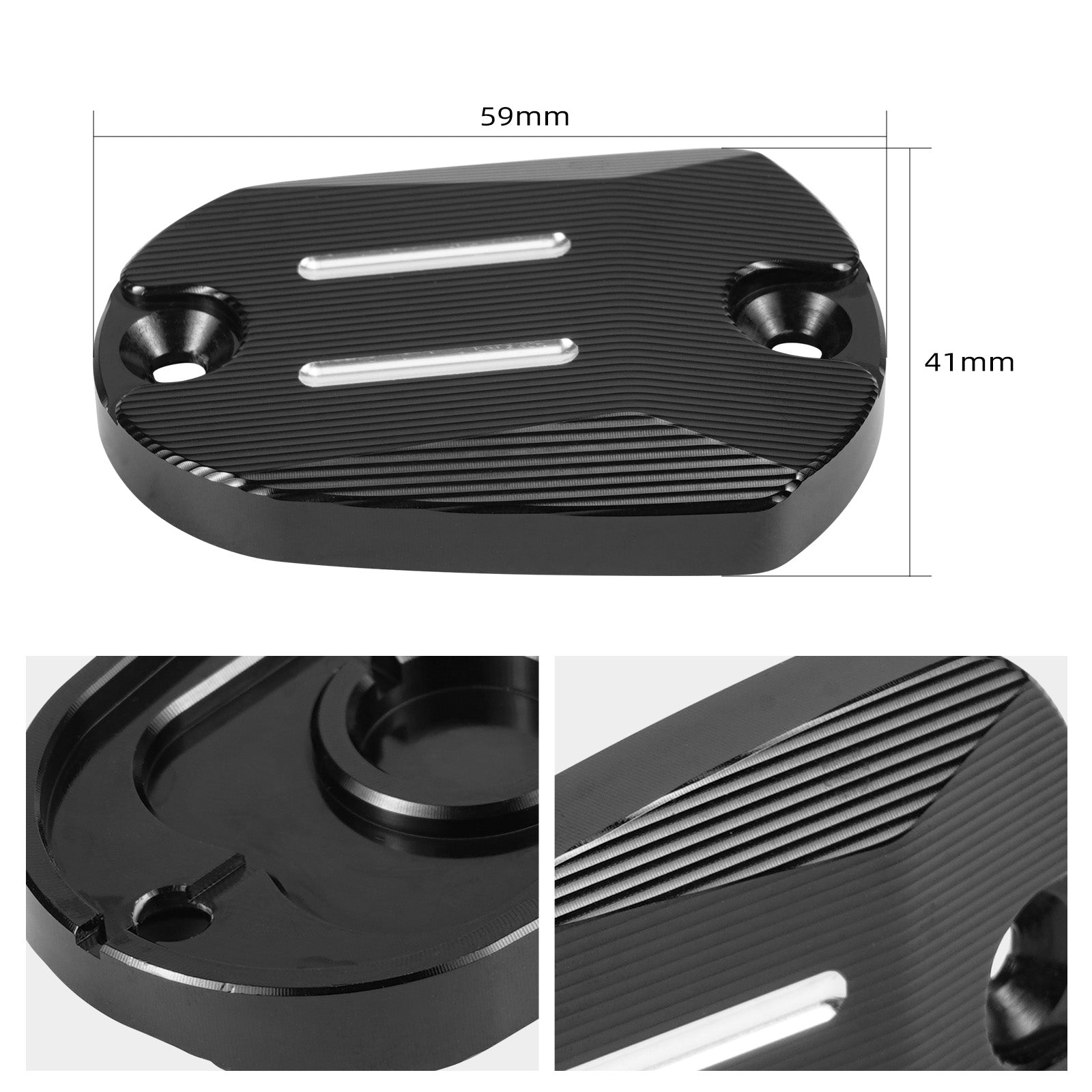 Hinterradbremse Reservoir Master Zylinder Abdeckung Cap für Harley Sportster 1200 Iron 883 XL
