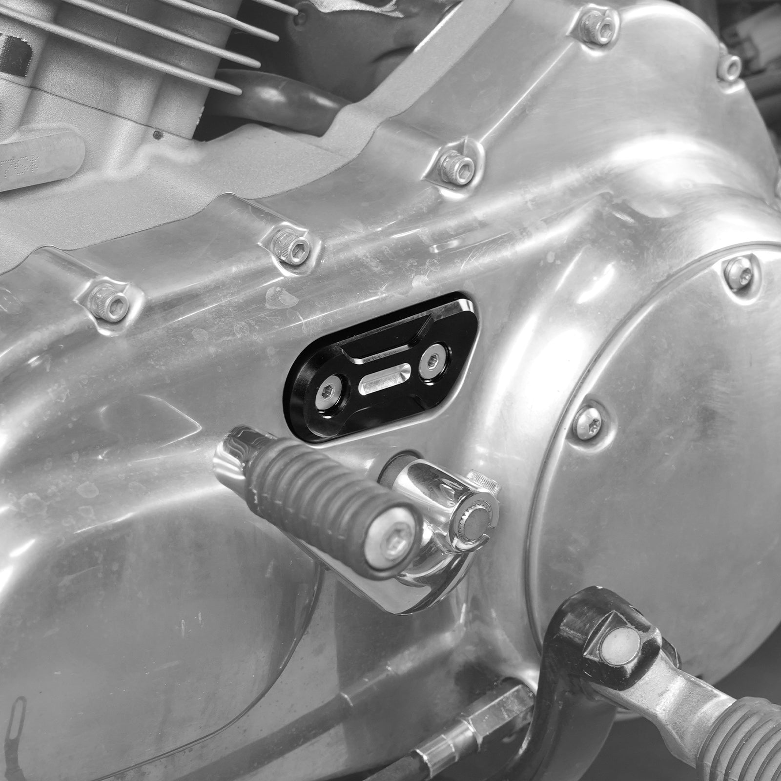 CNC Inspektionsplattenabdeckung für Harley Sportster 1200 Iron 883 Forty Eight