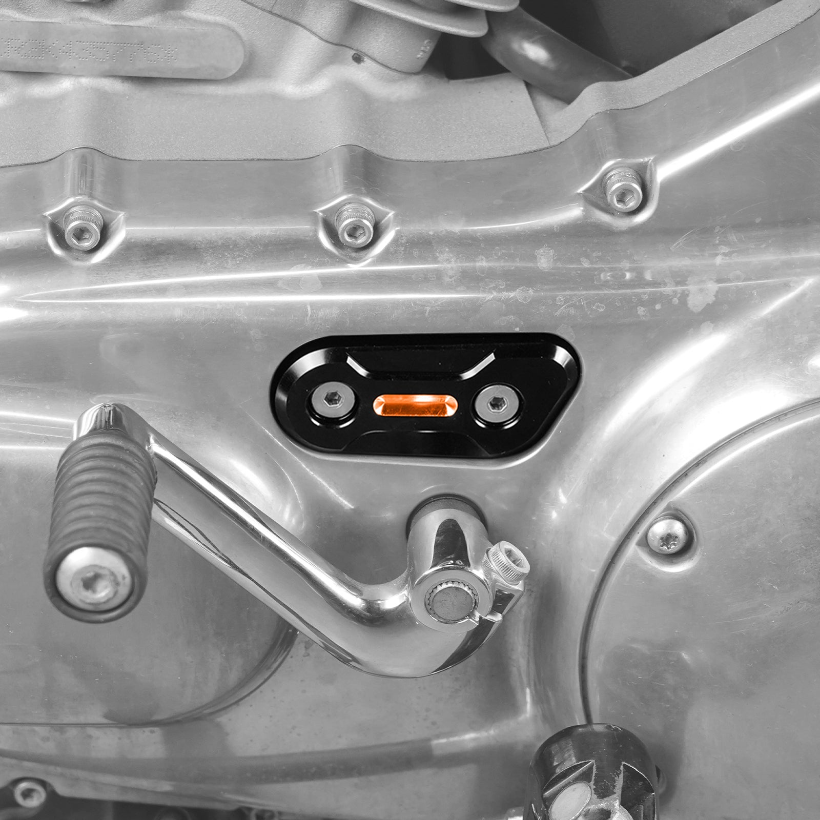 CNC Inspektionsplattenabdeckung für Harley Sportster 1200 Iron 883 Forty Eight