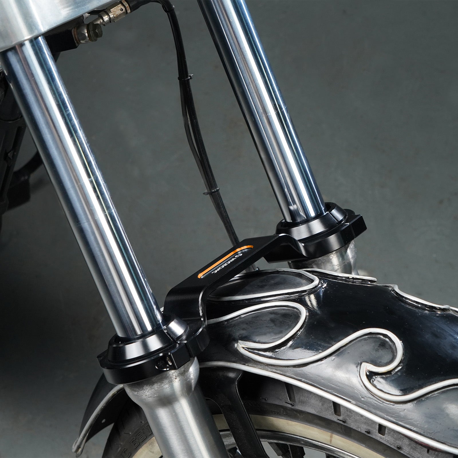 Gabelstrebe Stabilisator Für Harley Dyna Low Rider Super Glide Forty Eight Sportster 1200/883
