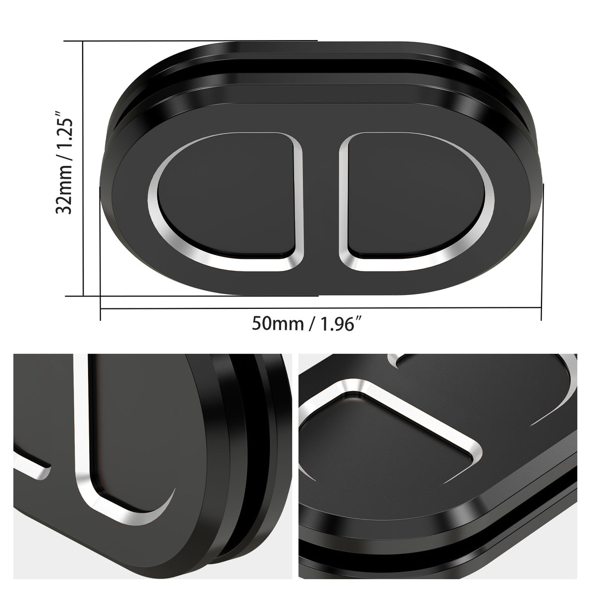 Kit de cubiertas para relleno de agujeros de antena para Harley Road King Street Glide Road Glide