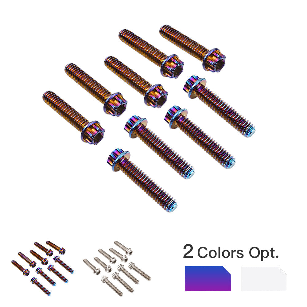 Titan Legierung 9 stücke Cam Abdeckung Schrauben Schrauben Für Harley Road Glide Street Glide