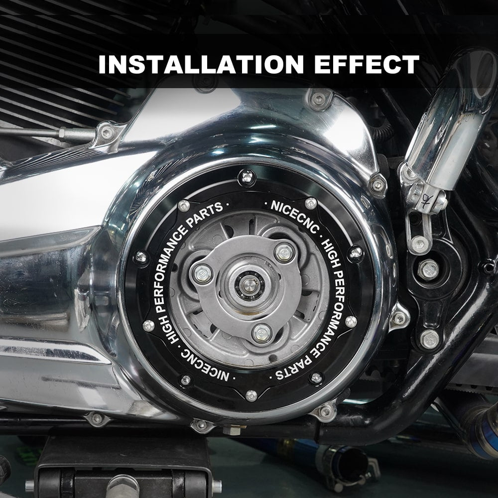Transparente Primäre Derby Kupplungsabdeckung Für Harley Street Glide Road King