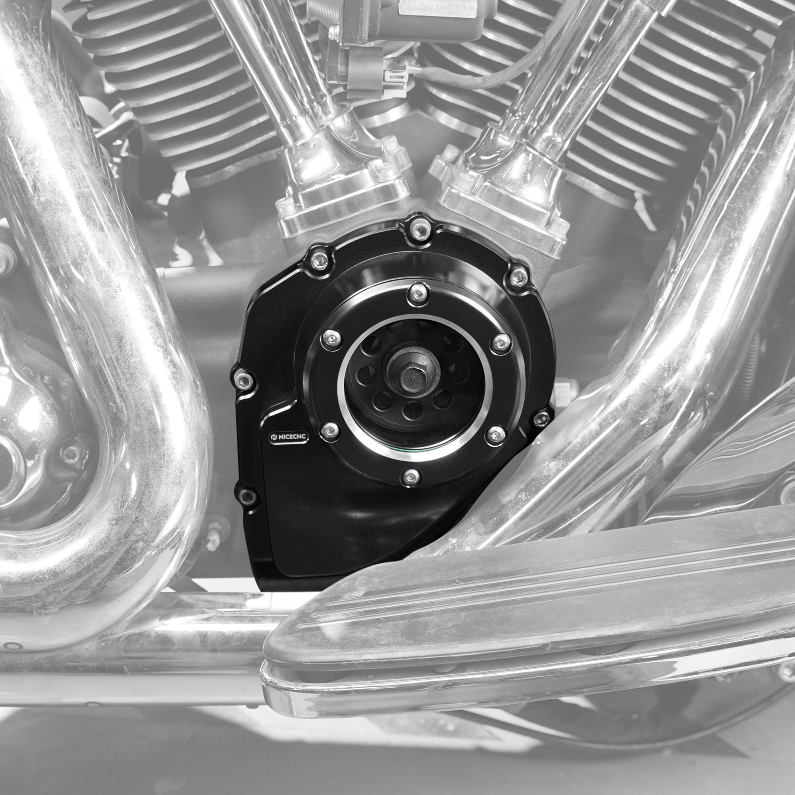Verbesserte M8 Transparent Nockenwelle Cam Abdeckung Für Harley Breakout Fat Bob Fat Boy Low Rider