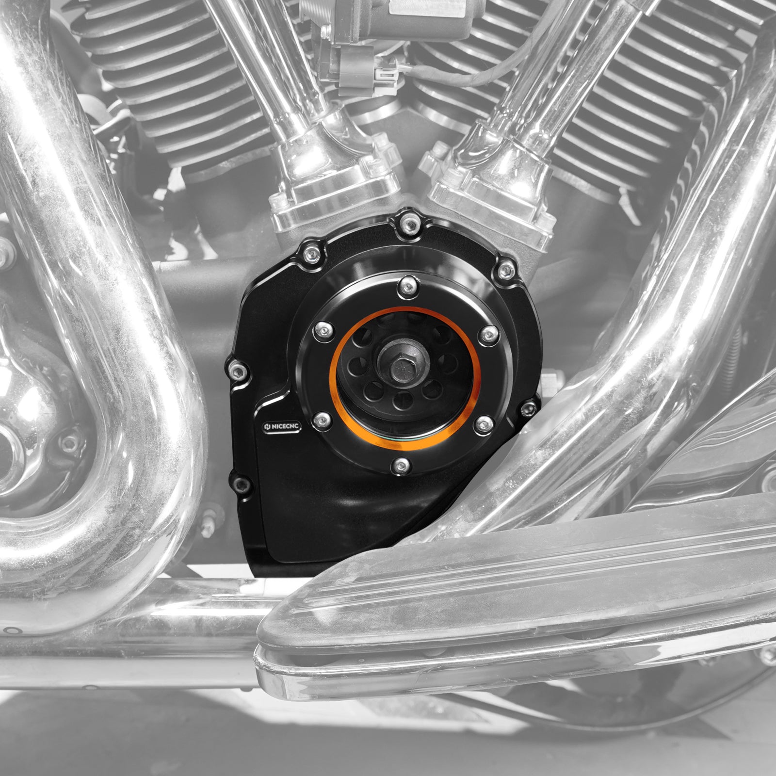 Verbesserte M8 Transparent Nockenwelle Cam Abdeckung Für Harley Breakout Fat Bob Fat Boy Low Rider