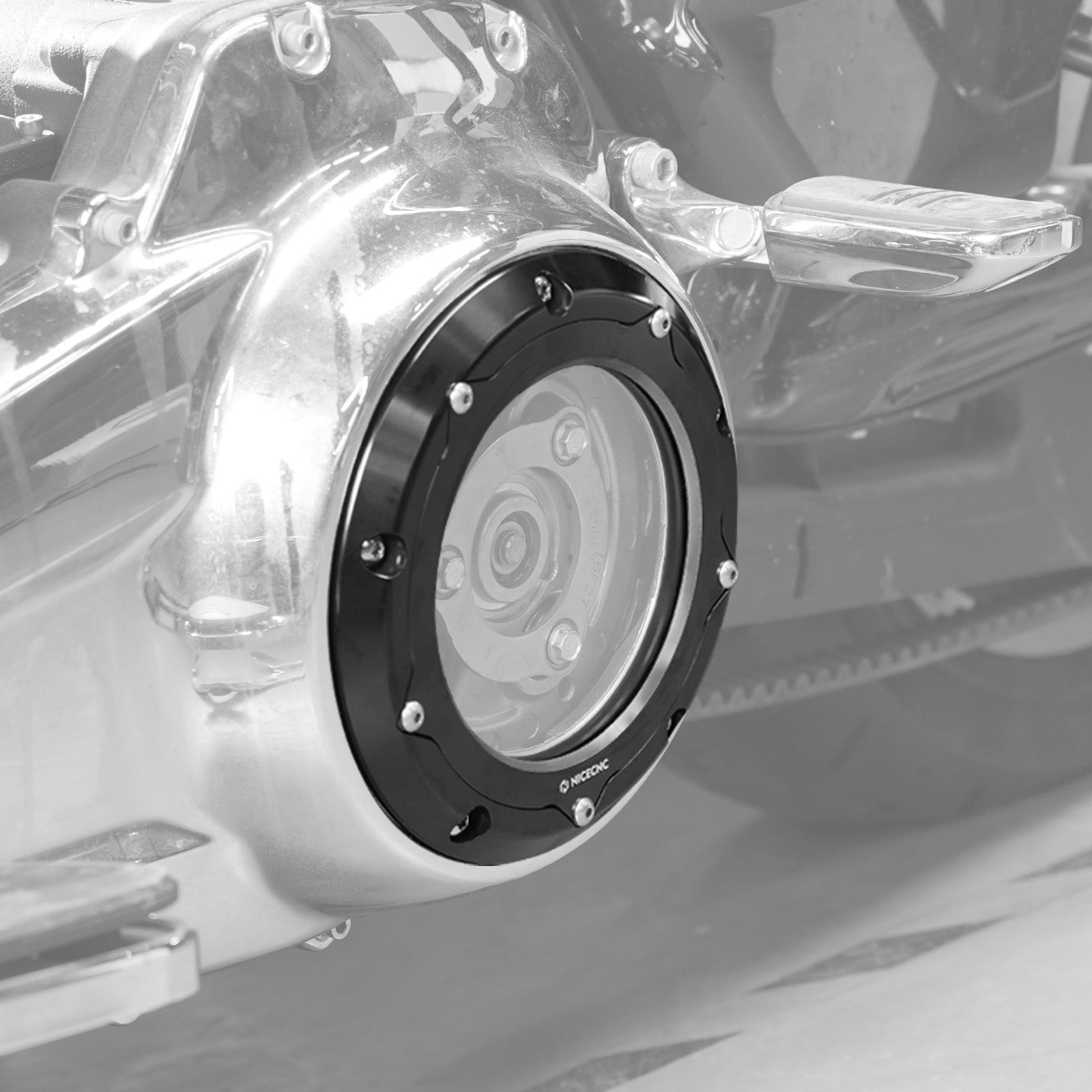 Transparente Primäre Derby Kupplungsabdeckung Für Harley Street Glide Road King
