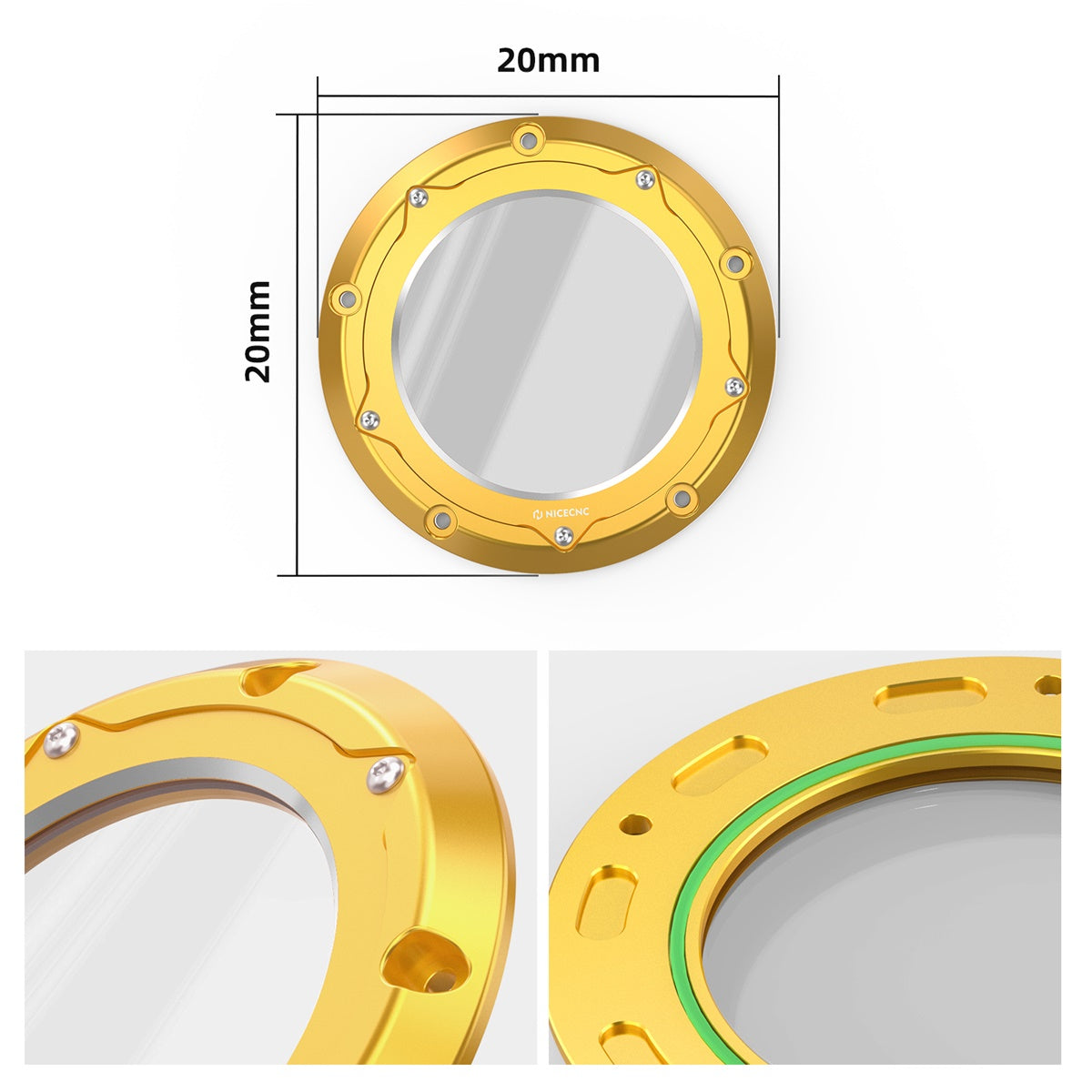 Transparente Primäre Derby Kupplungsabdeckung Für Harley Street Glide Road King