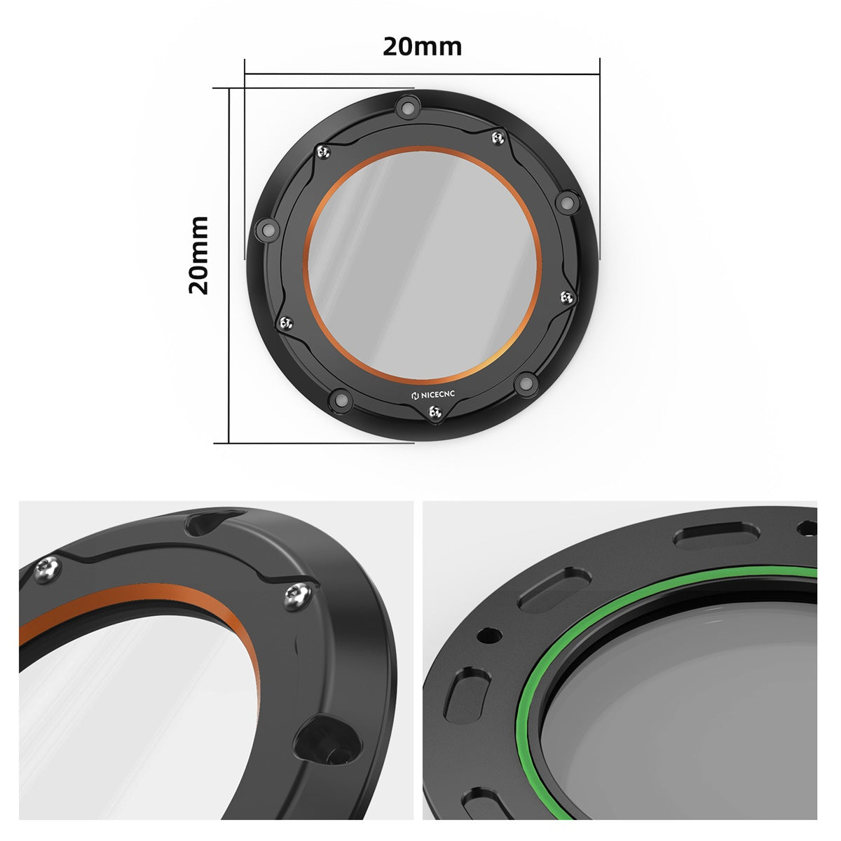 Transparente Primäre Derby Kupplungsabdeckung Für Harley Street Glide Road King