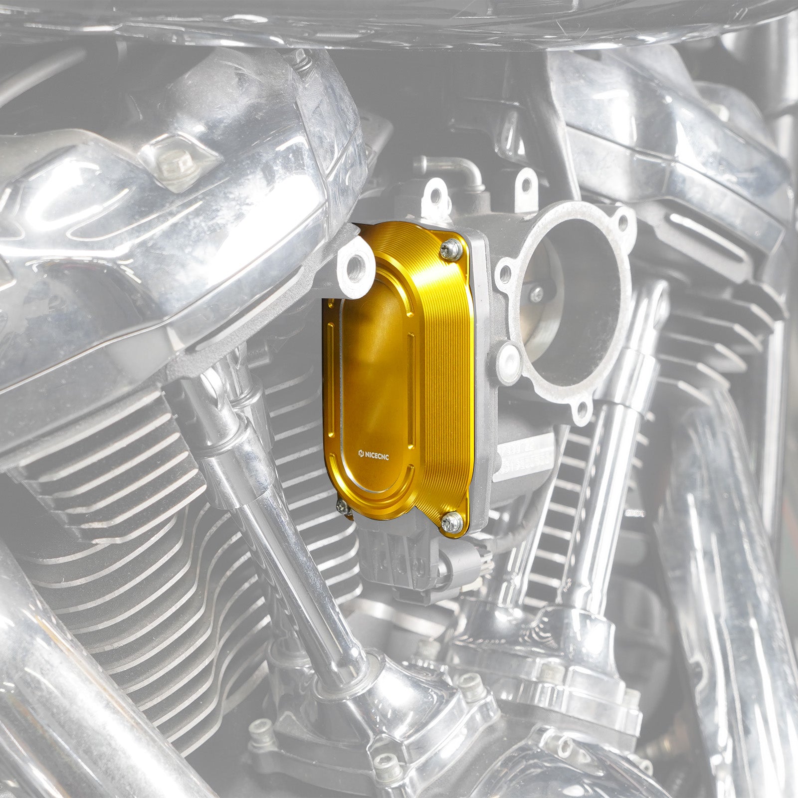 M8 Drosselklappengehäuse Kappe Abdeckung Hitzeschild Für Harley Road King Tri Electra Street Glide