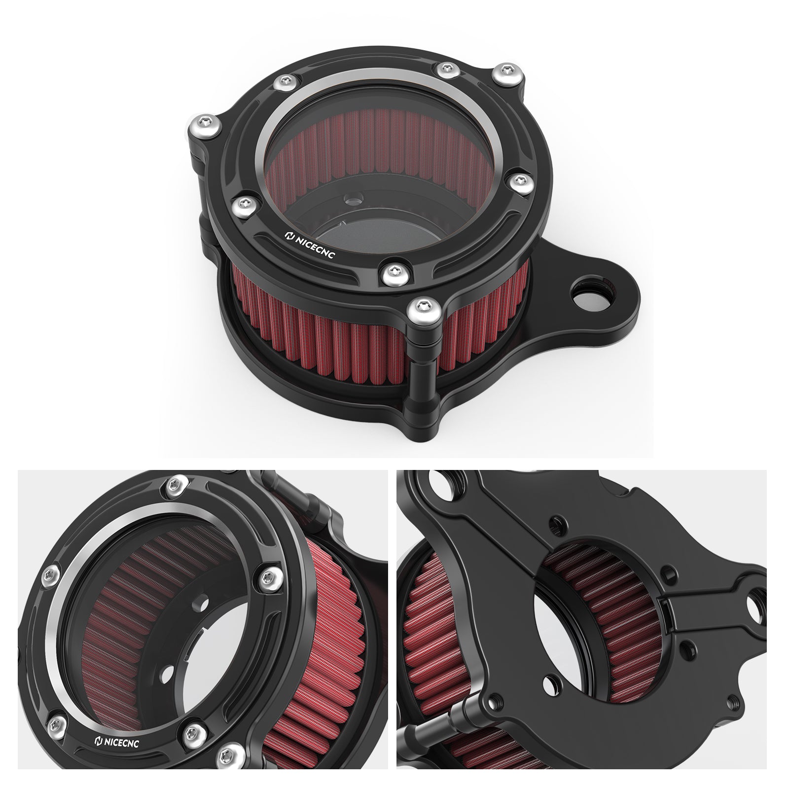 Luftfilter Lufteingangsfilter Für Harley Sportster 1200 Eisen 883 Vierzig Acht XL