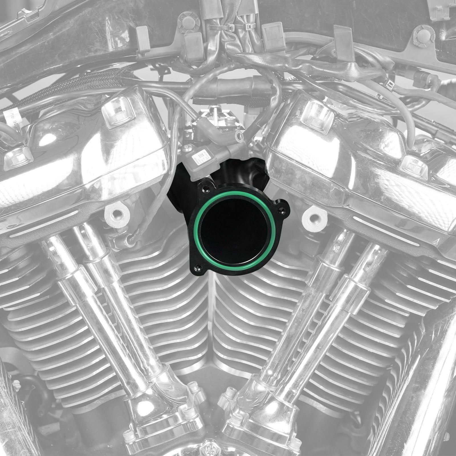 57mm M8 Motor Air Intake Manifold Für Harley Road King Street Glide 55mm Lager Manifold