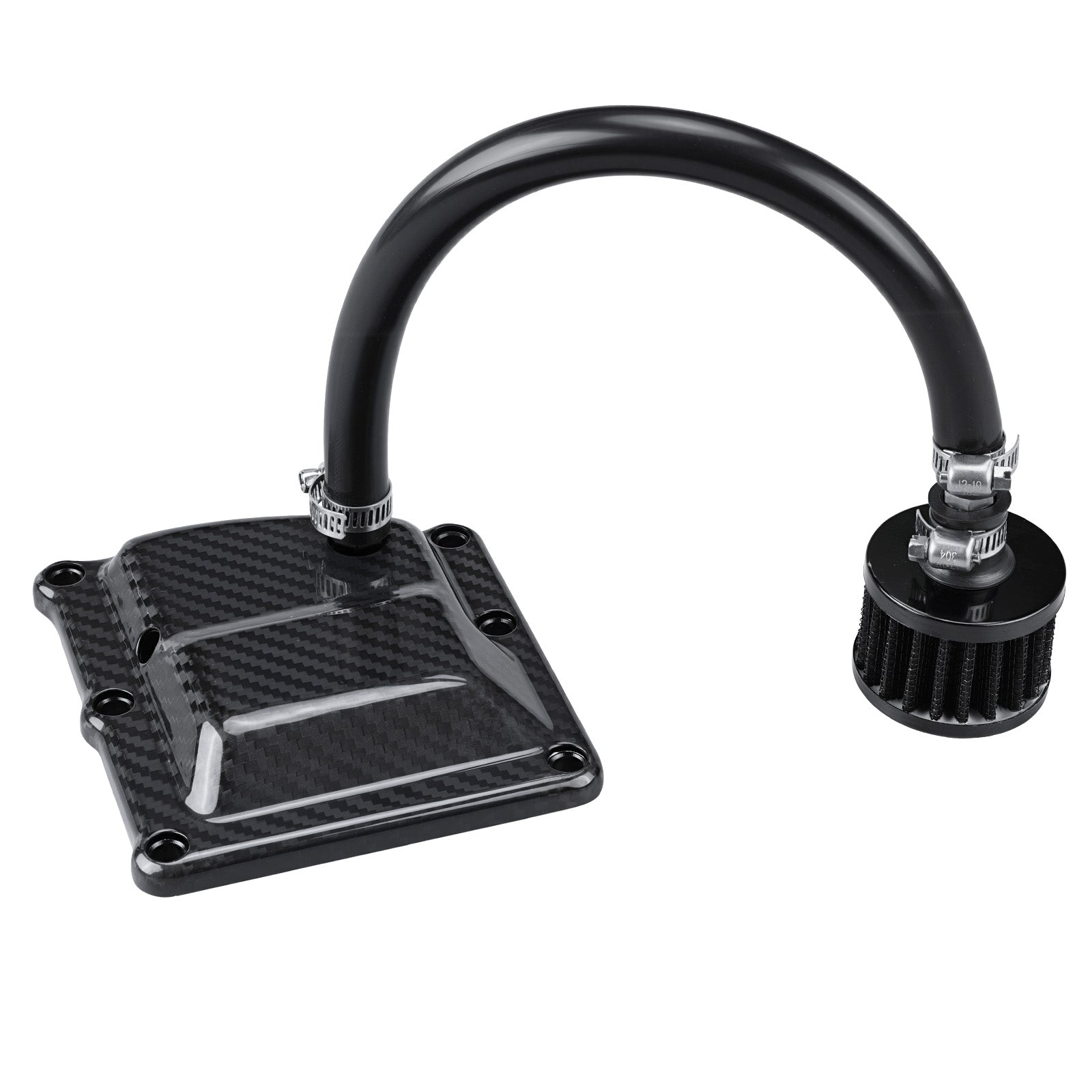 Transparente belüftete Getriebeabdeckung für Harley-Davidson M8-Motor 2017–2024