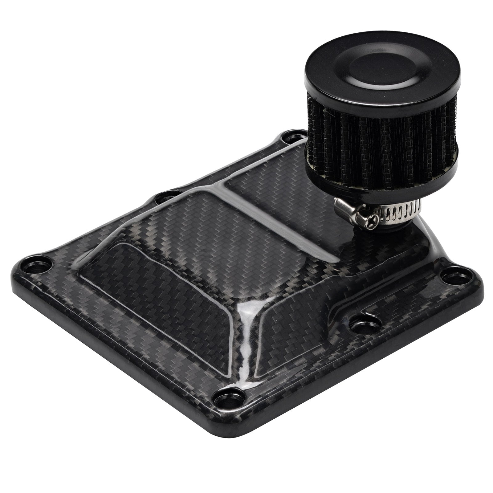 Transparente belüftete Getriebeabdeckung für Harley-Davidson M8-Motor 2017–2024